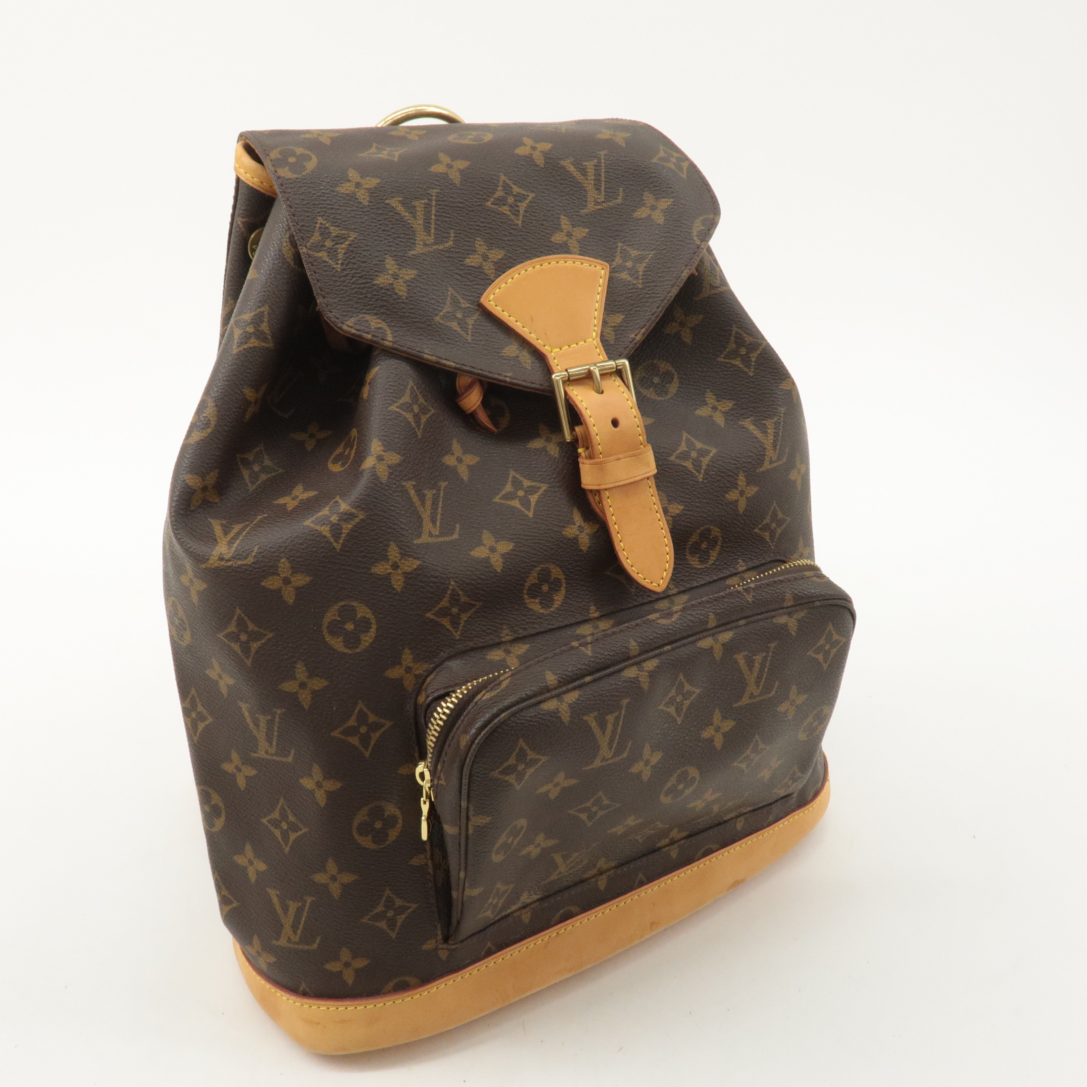 Louis Vuitton Monogram Montsouris GM Back Pack Brown M51135