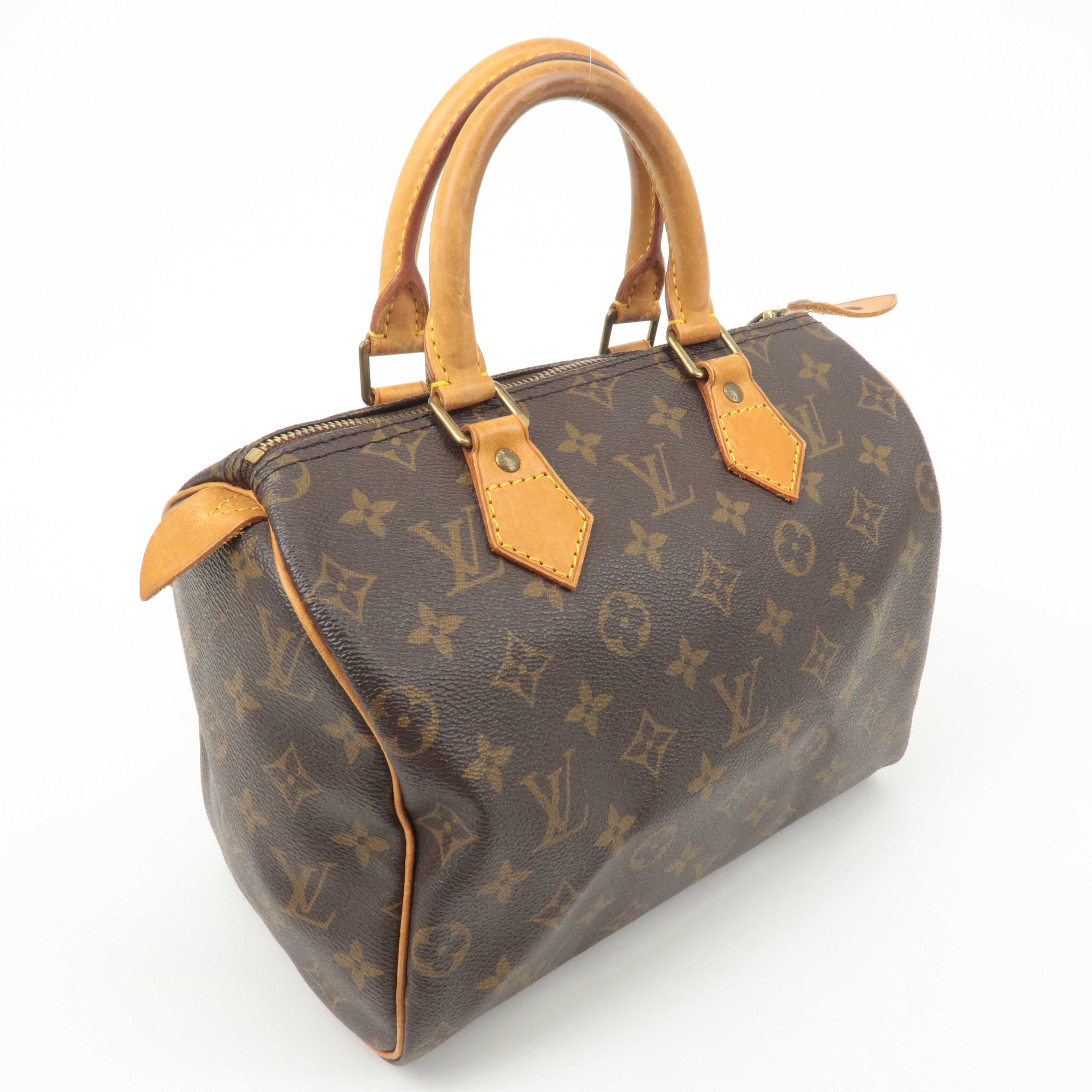 Louis Vuitton Monogram Speedy 25 Hand Bag Boston Bag M41528