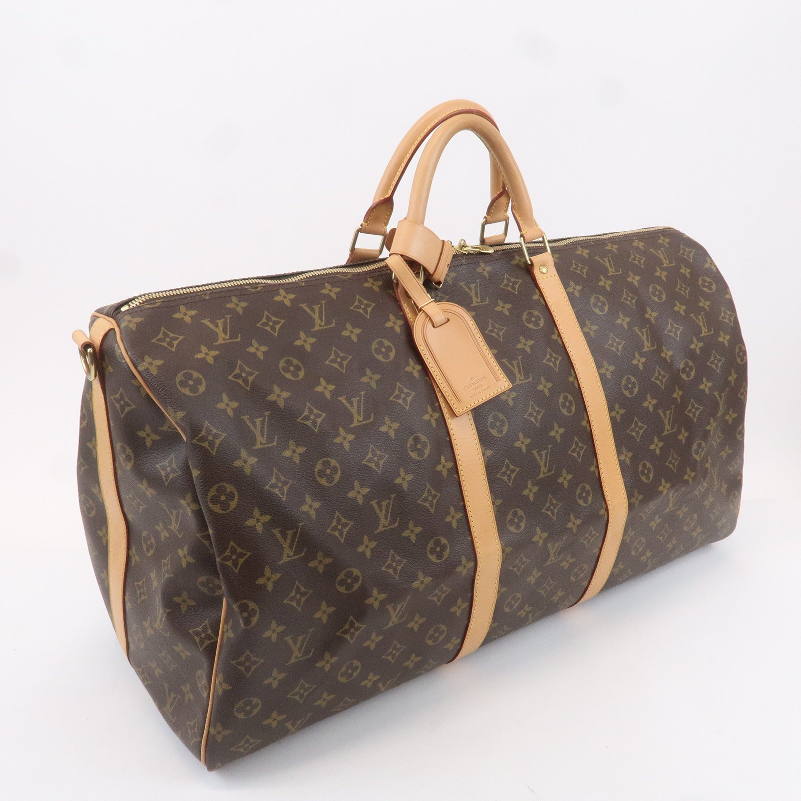 Louis Vuitton Monogram Keep All Bandouliere 60 Bag M41412