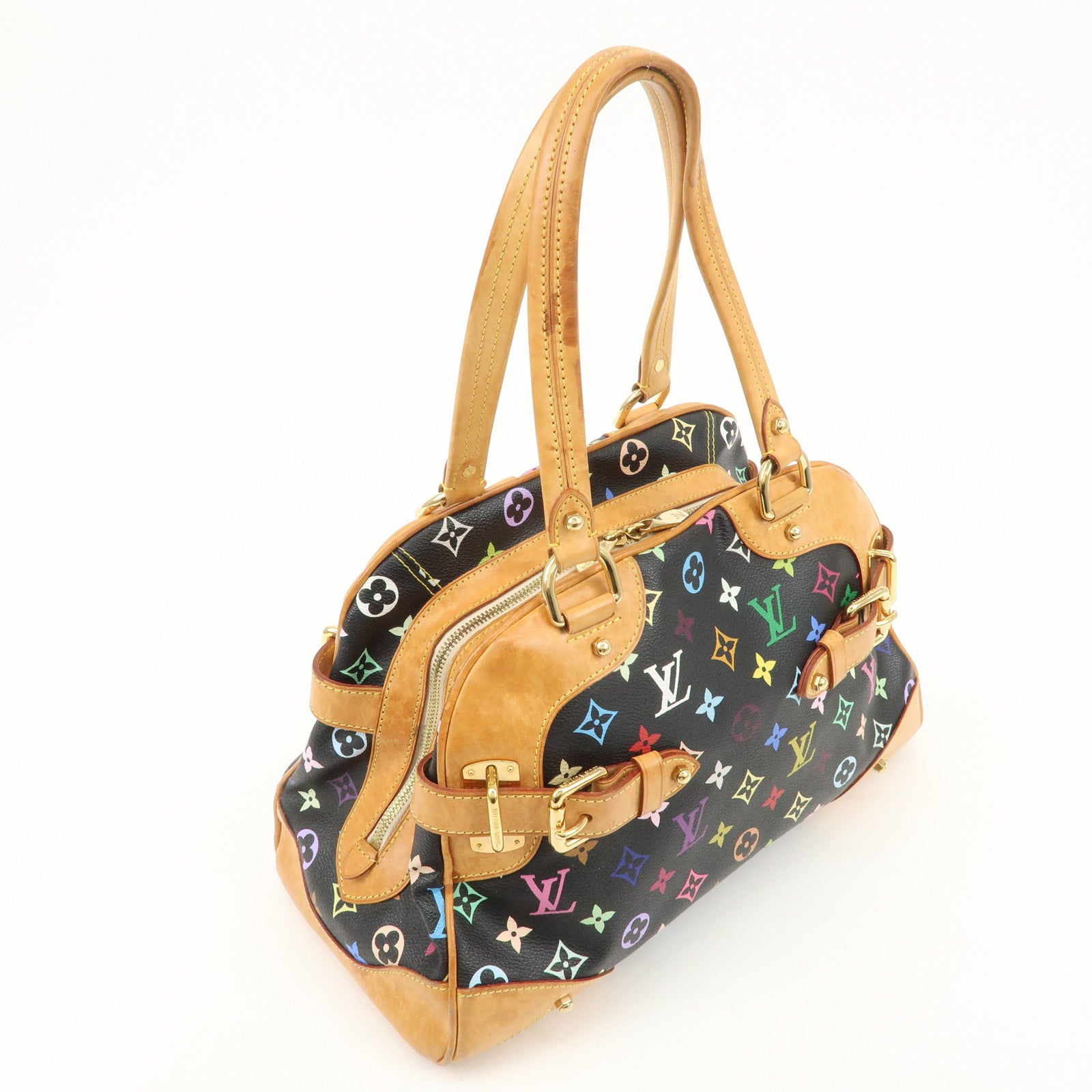 Louis Vuitton Monogram Multicolor Claudia Hand Bag M40194 Used