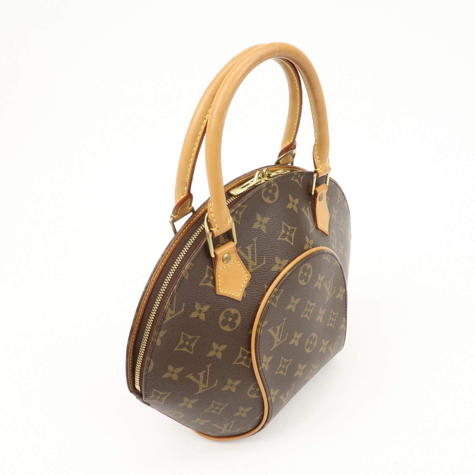 Louis Vuitton Monogram Ellipse MM Hand Bag Brown M51127