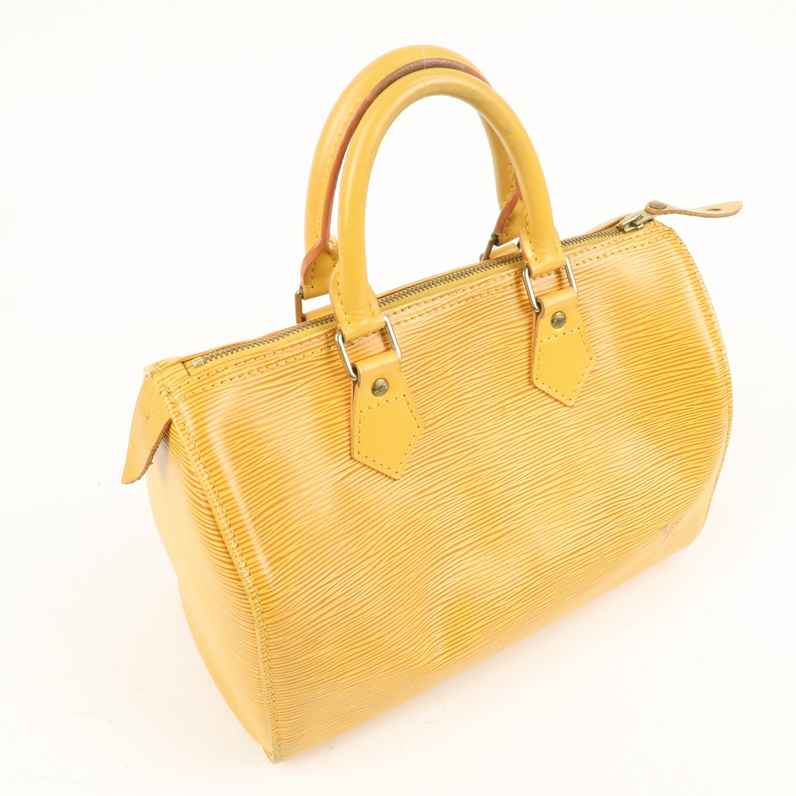 Louis Vuitton Epi Speedy 25 Boston Bag Hand Bag Yellow M43019