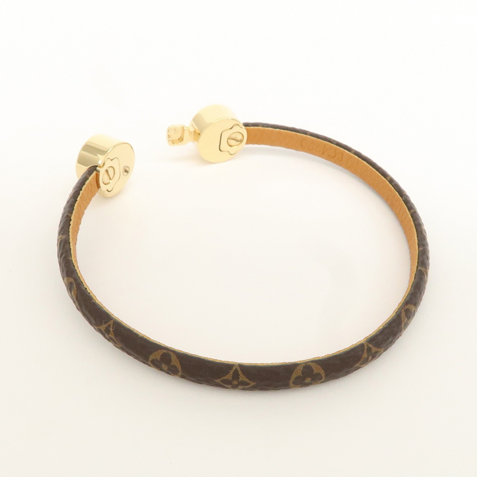 Louis Vuitton Monogram Bracelet Historic Mini 17 Brown M6407 Used