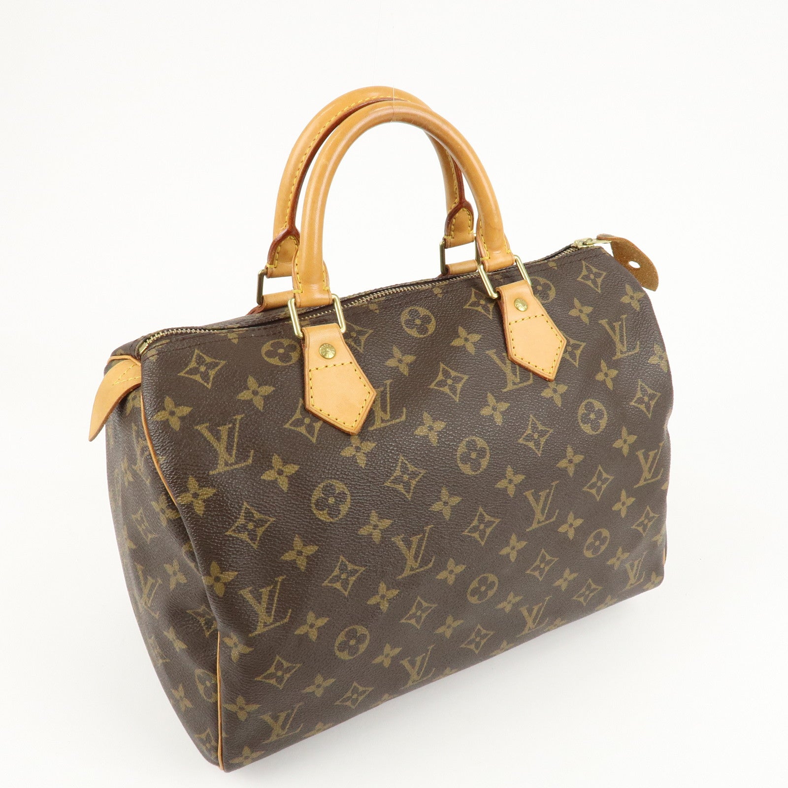 Louis Vuitton Monogram Speedy 30 Hand Bag Boston Bag M41526 Used