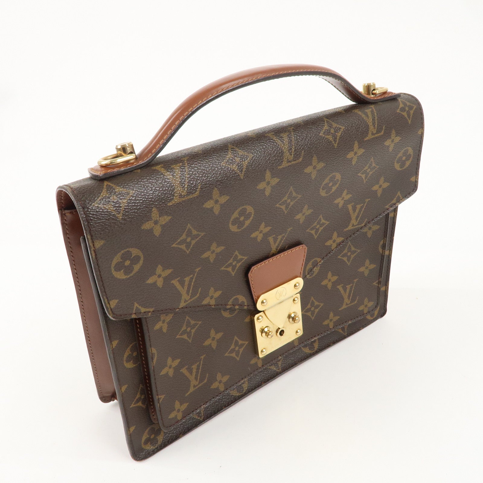 Louis Vuitton Monogram Monceau 28 Hand Bag Brief Case M51185