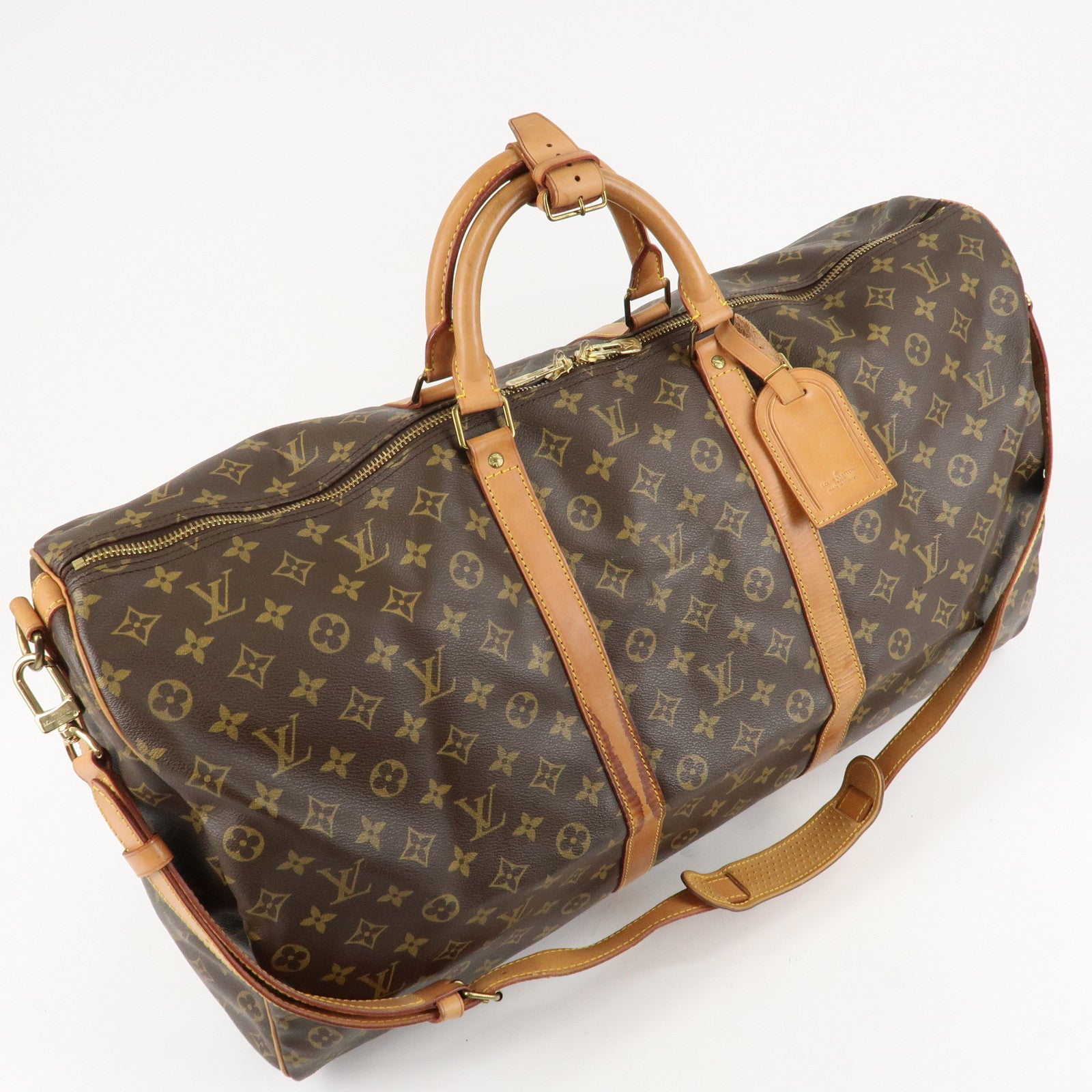 Louis Vuitton Monogram Keep All Bandouliere 60 Bag M41412