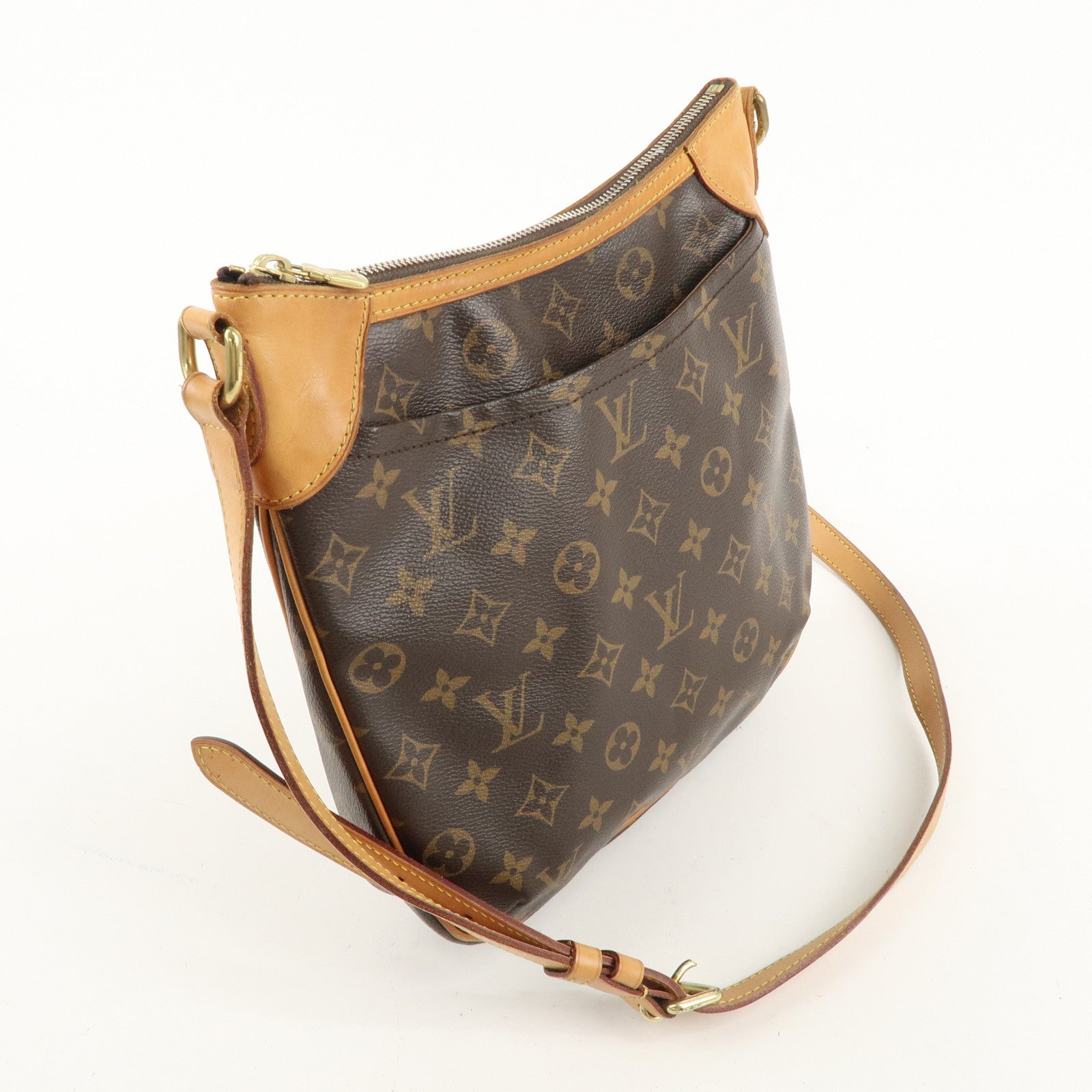 Louis Vuitton Monogram Odeon PM Shoulder Bag Brown M56390