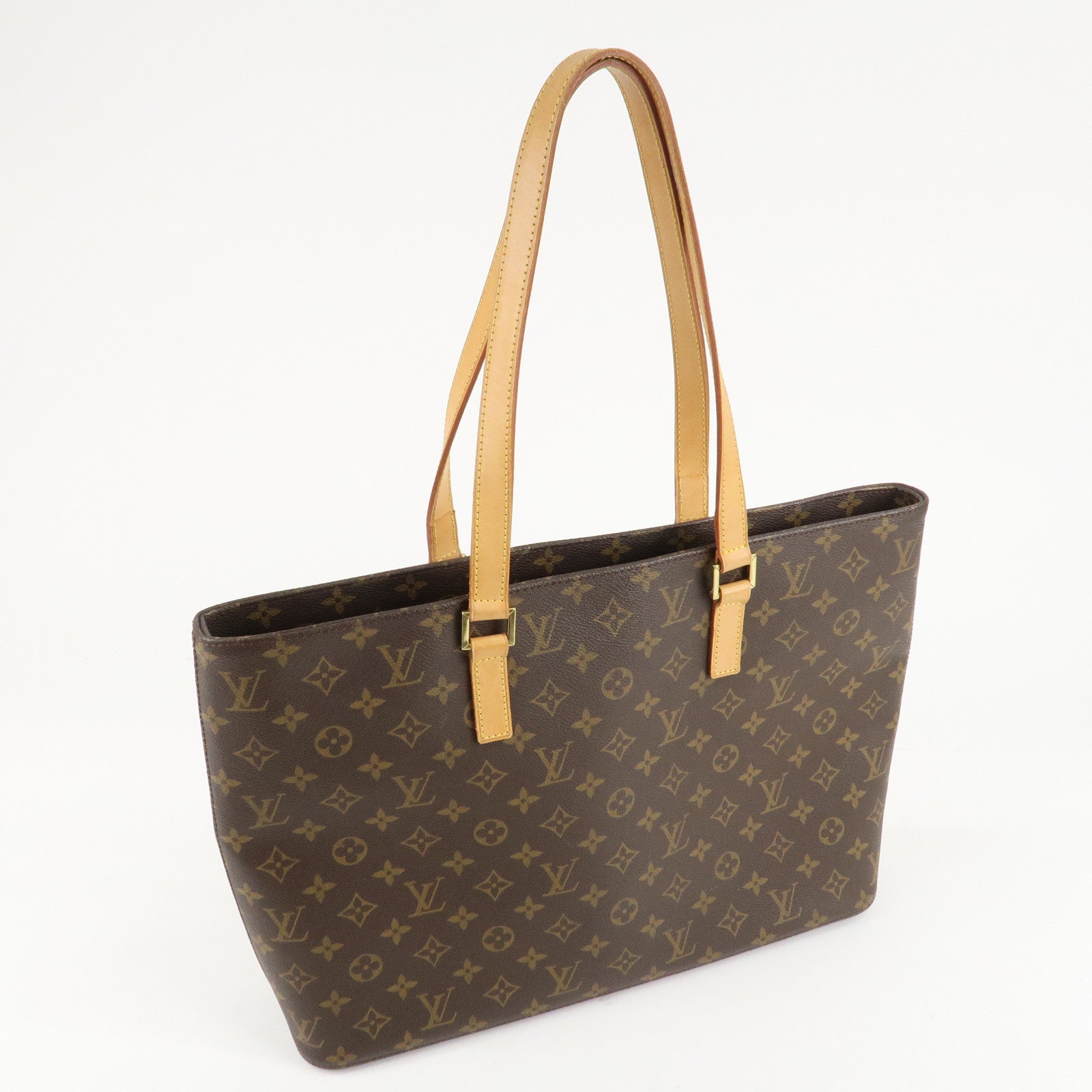 Louis Vuitton Monogram Luco Tote Bag Hand Bag Brown M51155