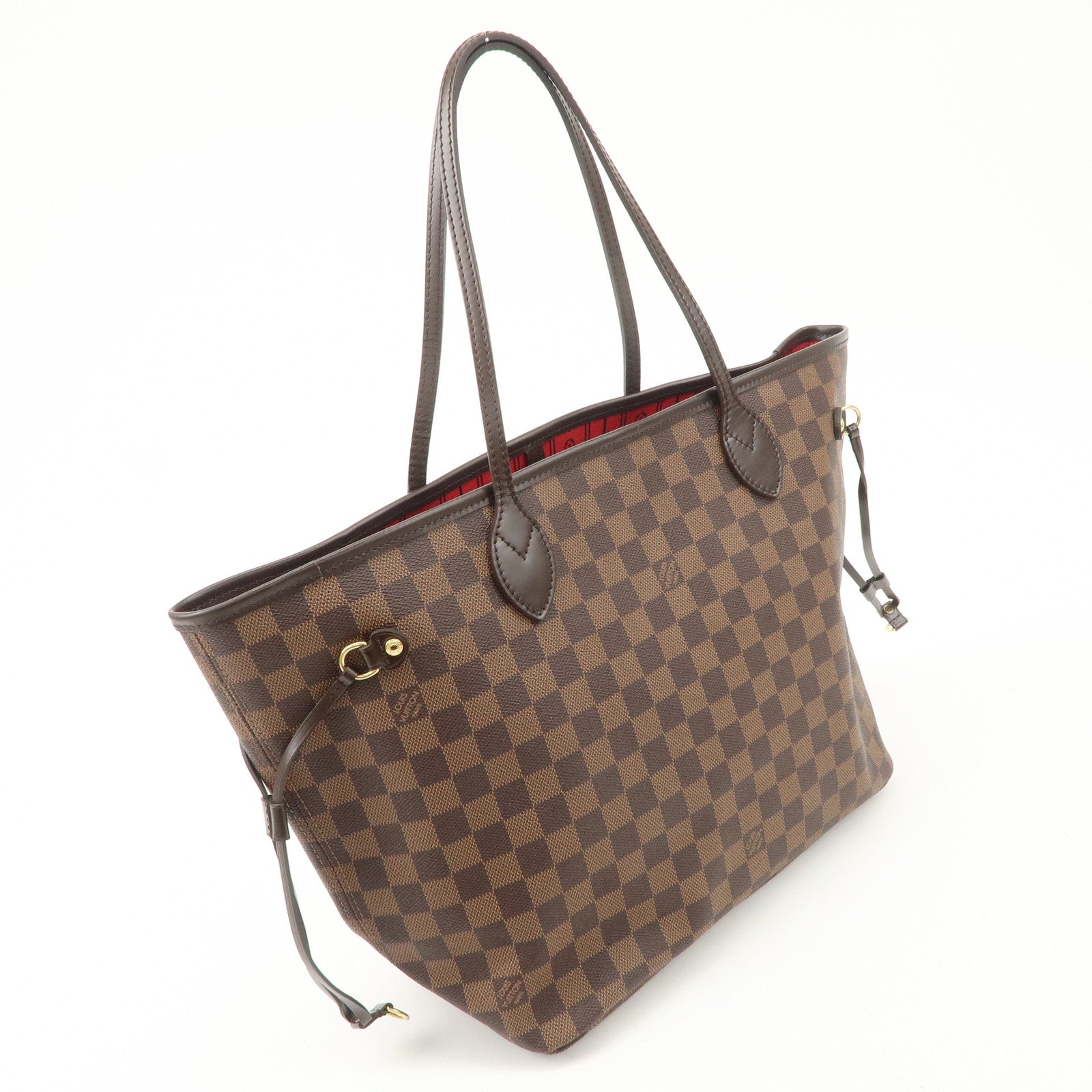 Louis Vuitton Damier Neverfull MM Tote Bag Shoulder Bag N51105 Used