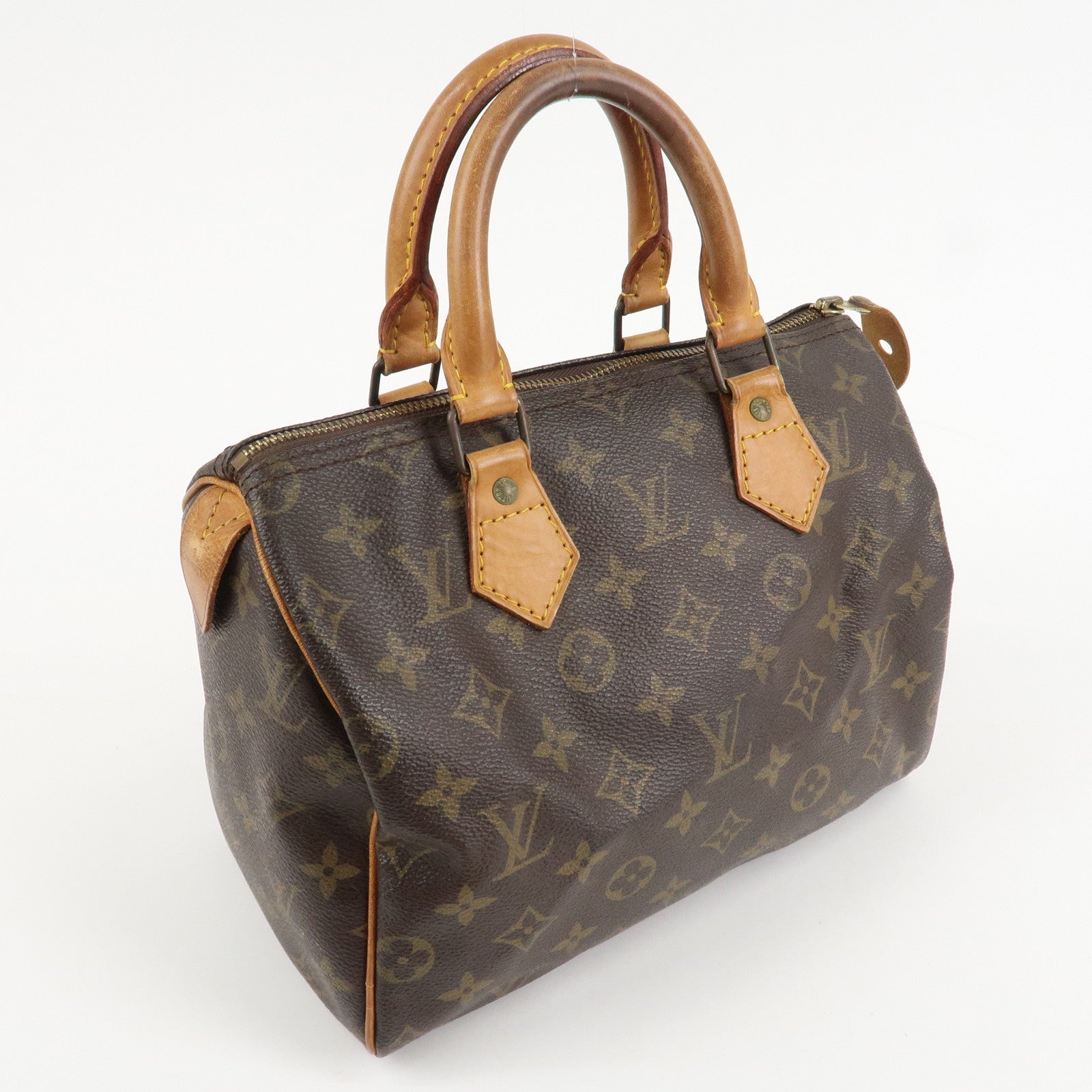 Louis Vuitton Monogram Speedy 25 Hand Bag Boston Bag M41528 Used