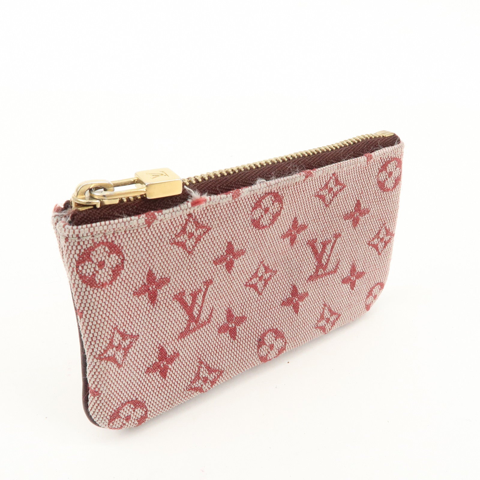 Louis Vuitton Monogram Mini Pochette Cles Coin Case Cerise M92238 Used