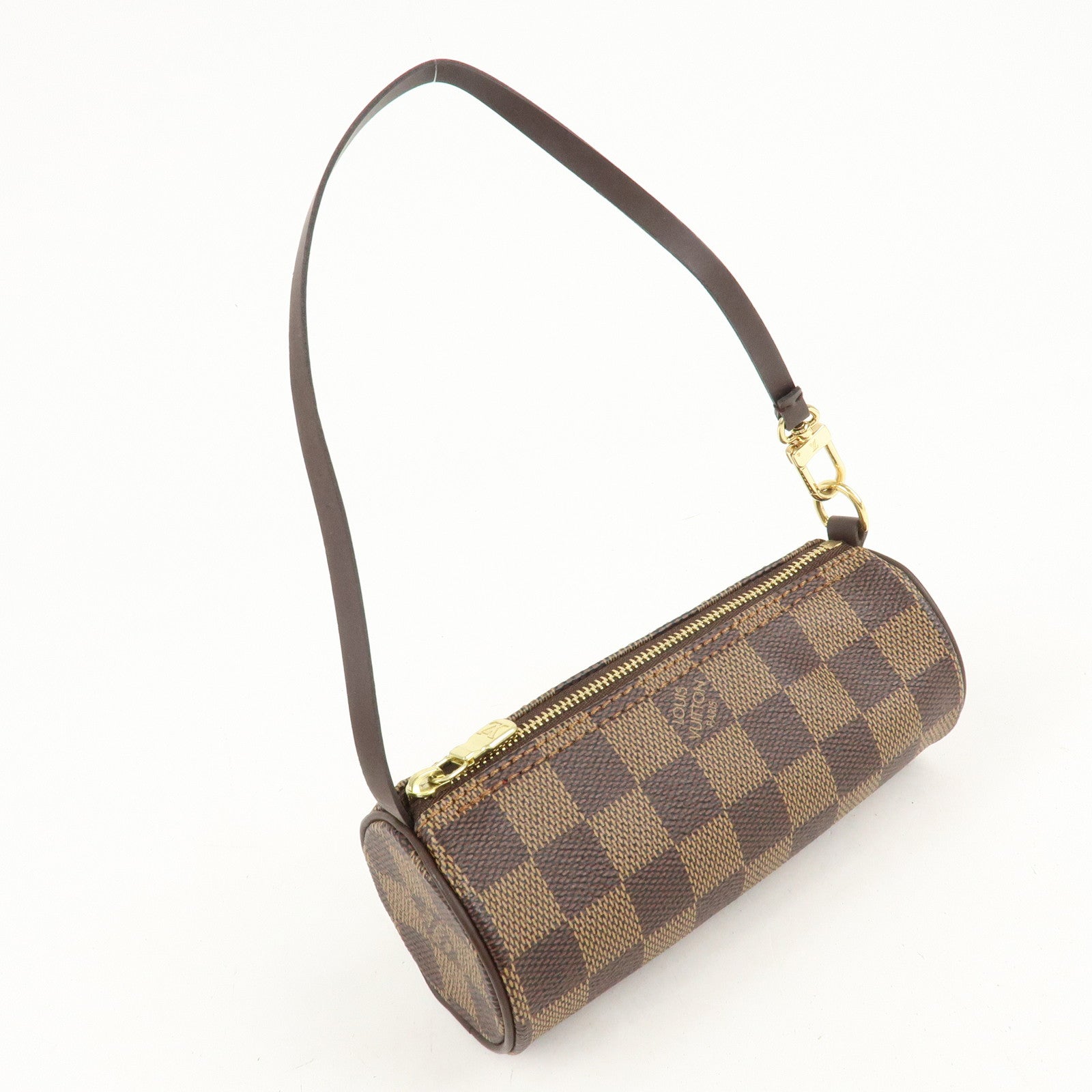 Louis Vuitton Damier Ebene Mini Pouch for Papillon Bag Brown