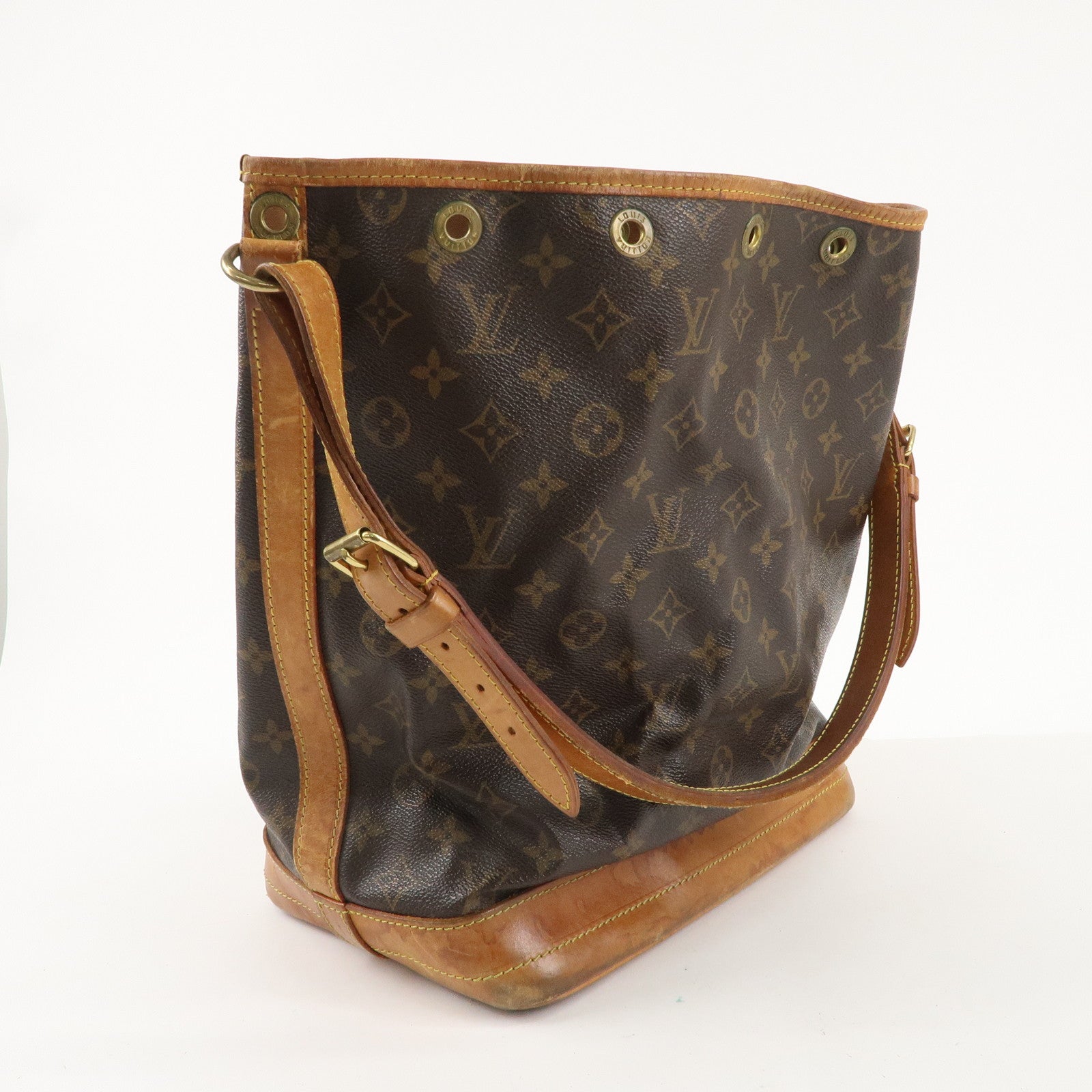 Louis Vuitton Monogram Noe Shoulder Bag Hand Bag Brown M42224