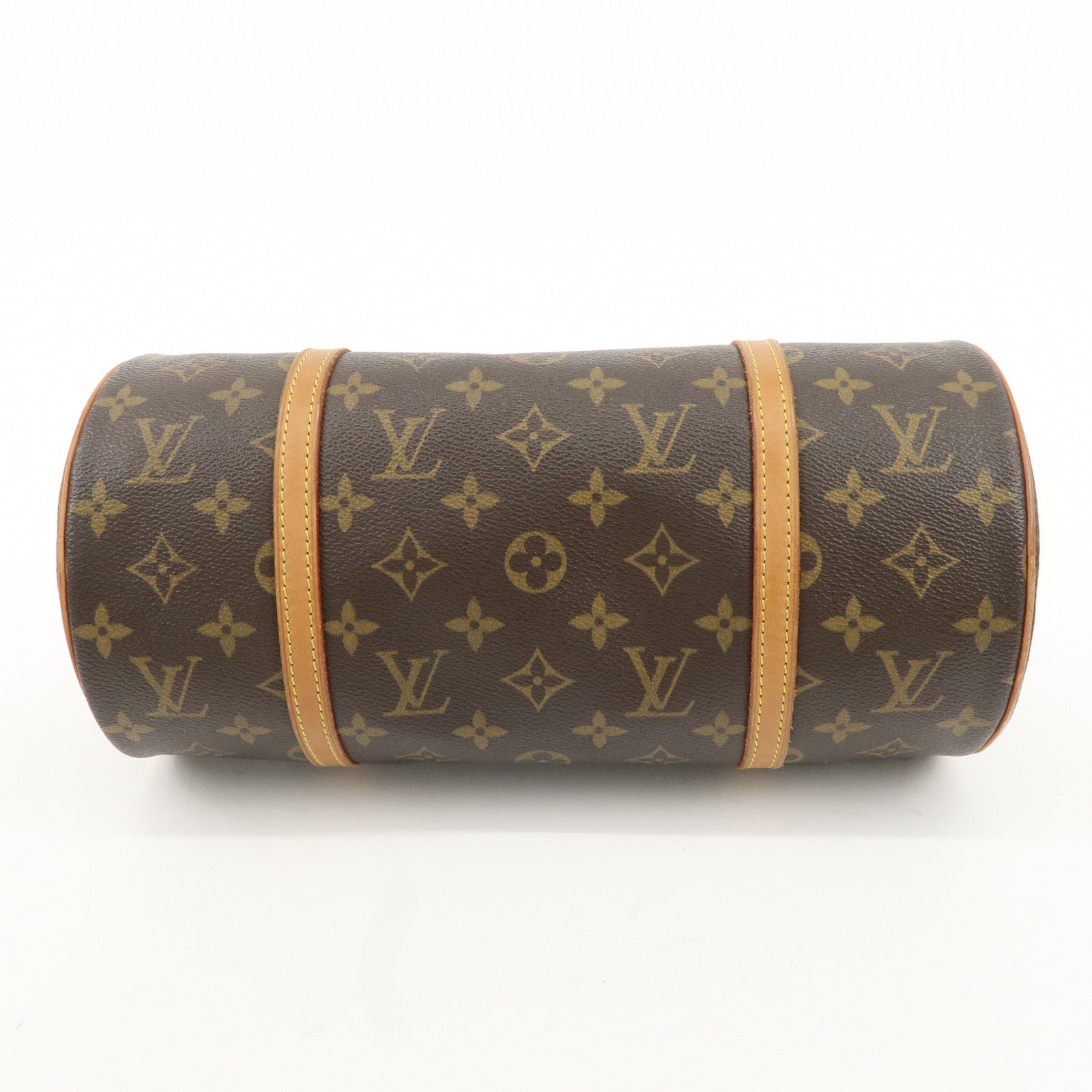 Louis Vuitton Monogram Papillon 30 Hand Bag Ney Style Brown M51385 Used