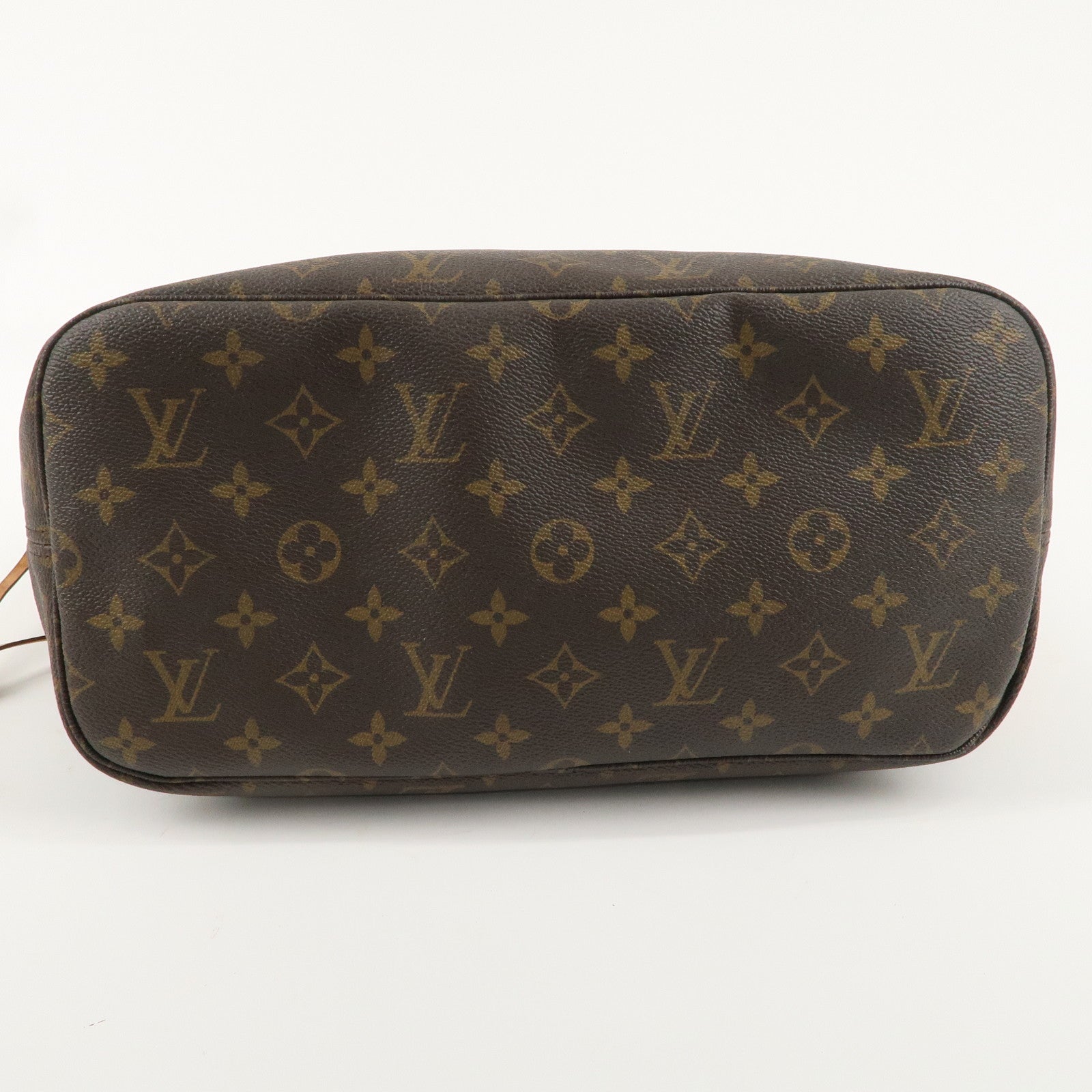 Louis Vuitton Monogram Neverfull MM Tote Bag Brown M40156