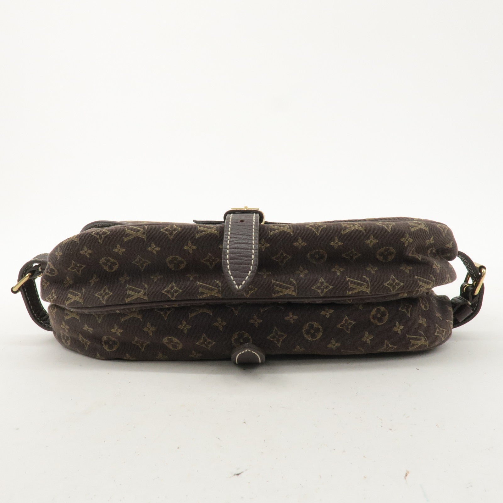 Louis Vuitton Monogram Mini Lin Saumur 30 Ebene Brown M95227