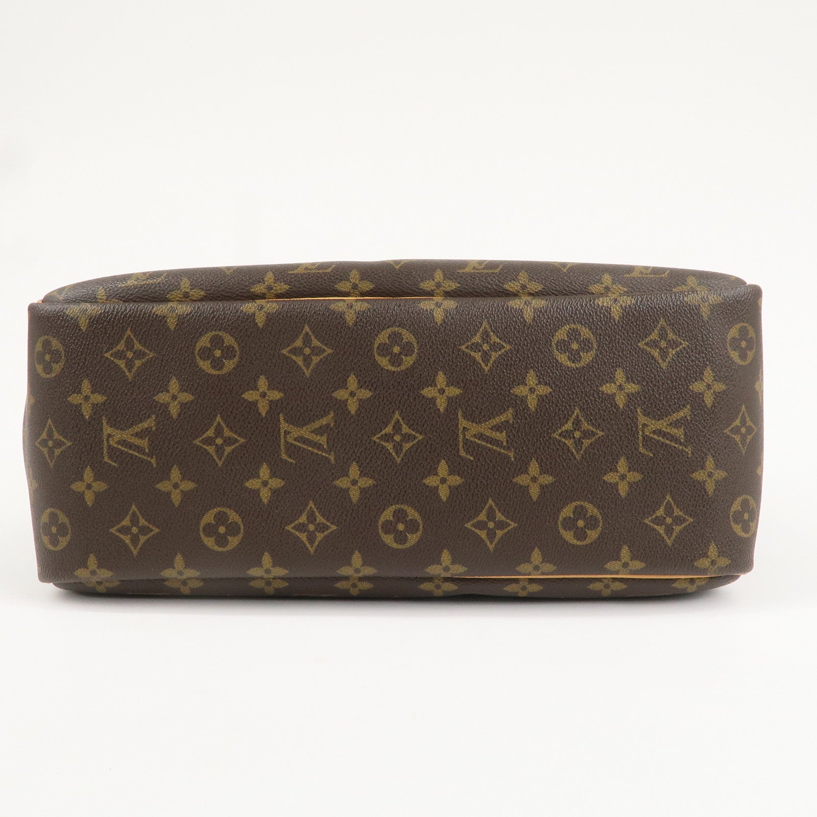 Louis Vuitton Monogram Deauville Hand Bag Brown M47270