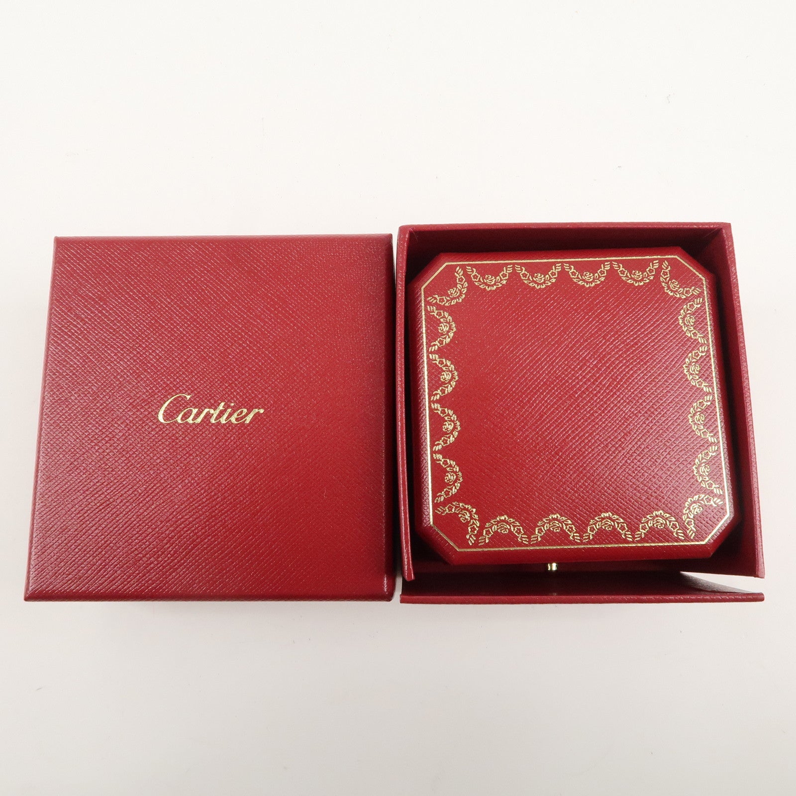 Cartier Set of 2 Ring Box Display Box Jewelry Box For Ring