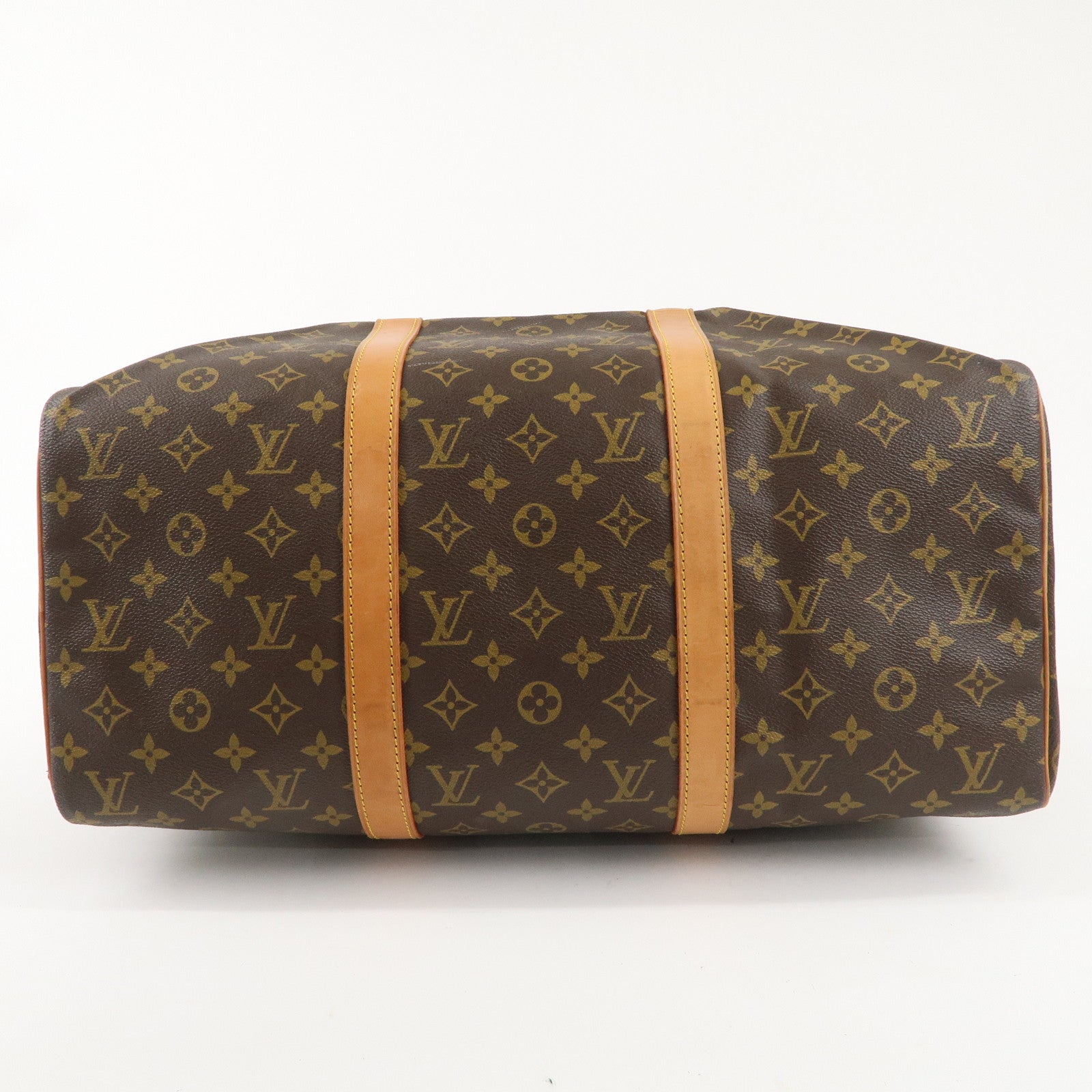 Louis Vuitton Monogram Sac Souple 45 Boston Bag Brown M41624