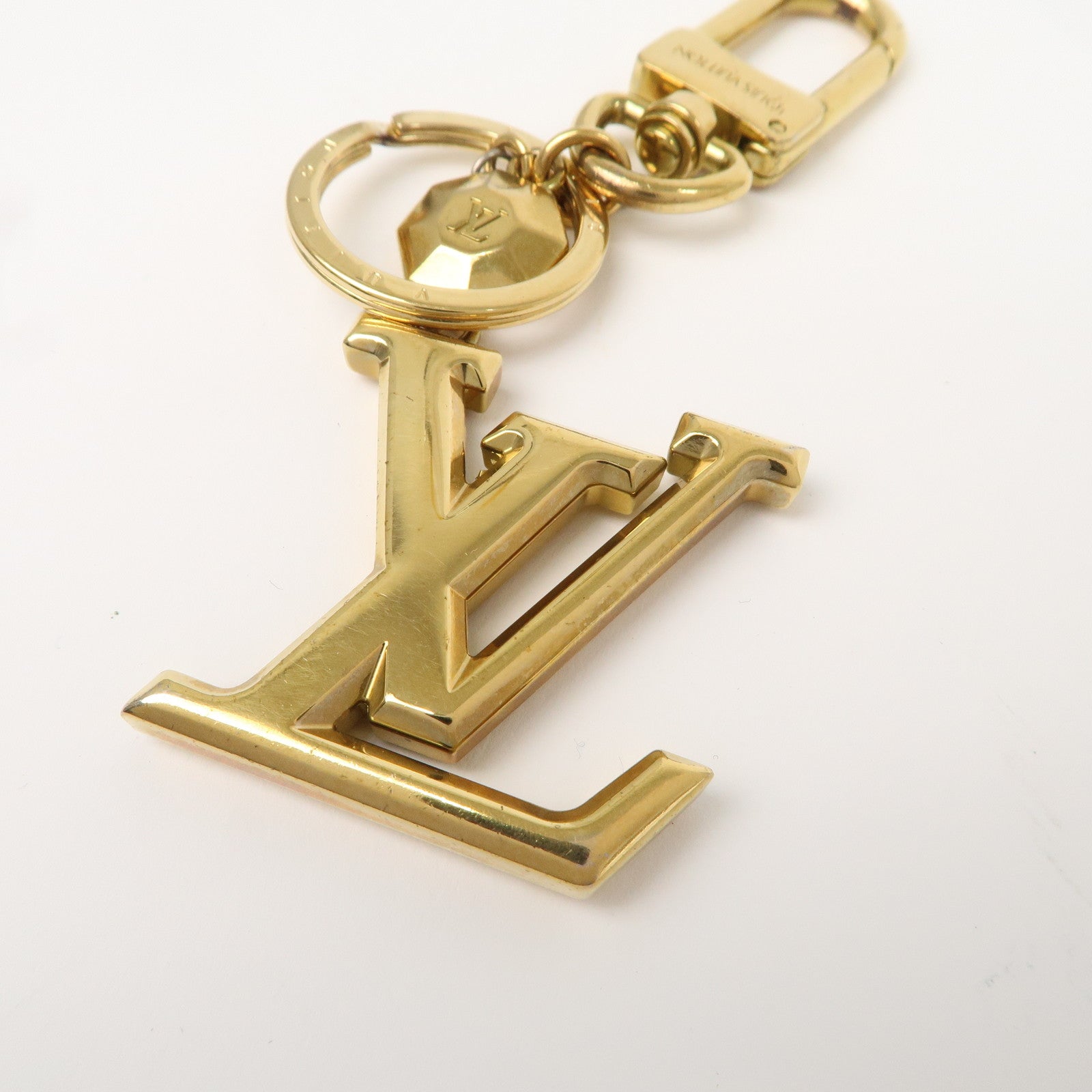 Louis Vuitton Porte Cles LV Facettes Bag Charm Gold M65216