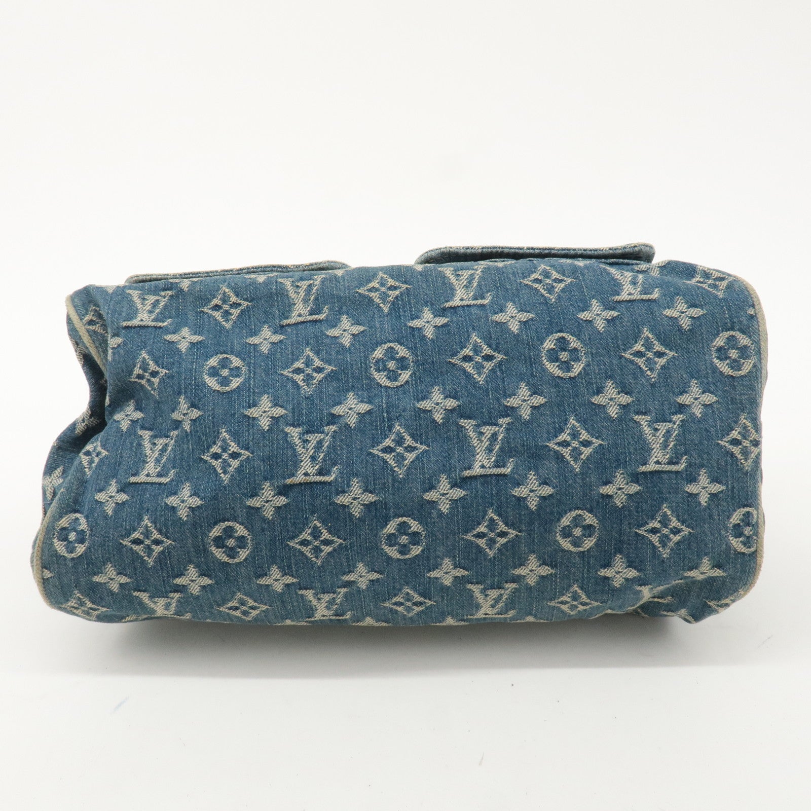 Louis Vuitton Monogram Denim Neo Speedy Boston Bag Blue M95019