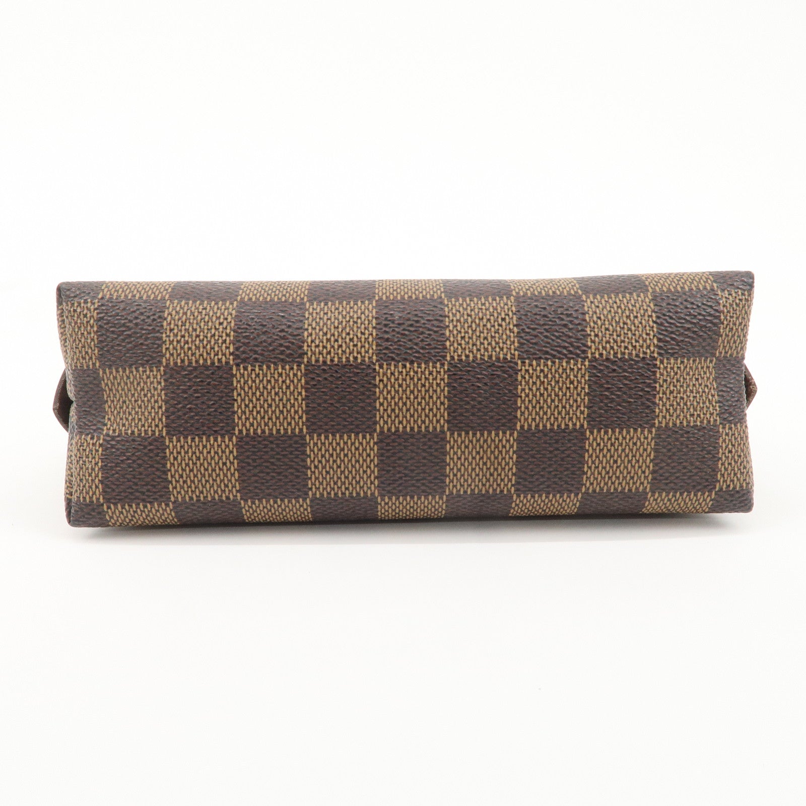 Louis Vuitton Damier Pochette Cosmetic Pouch Brown N47516 Used