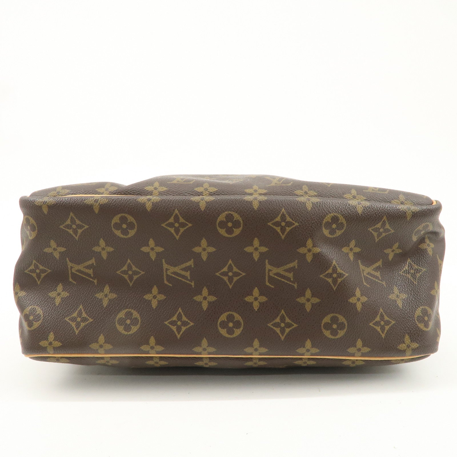 Louis Vuitton Monogram Deauville Hand Bag Brown M47270