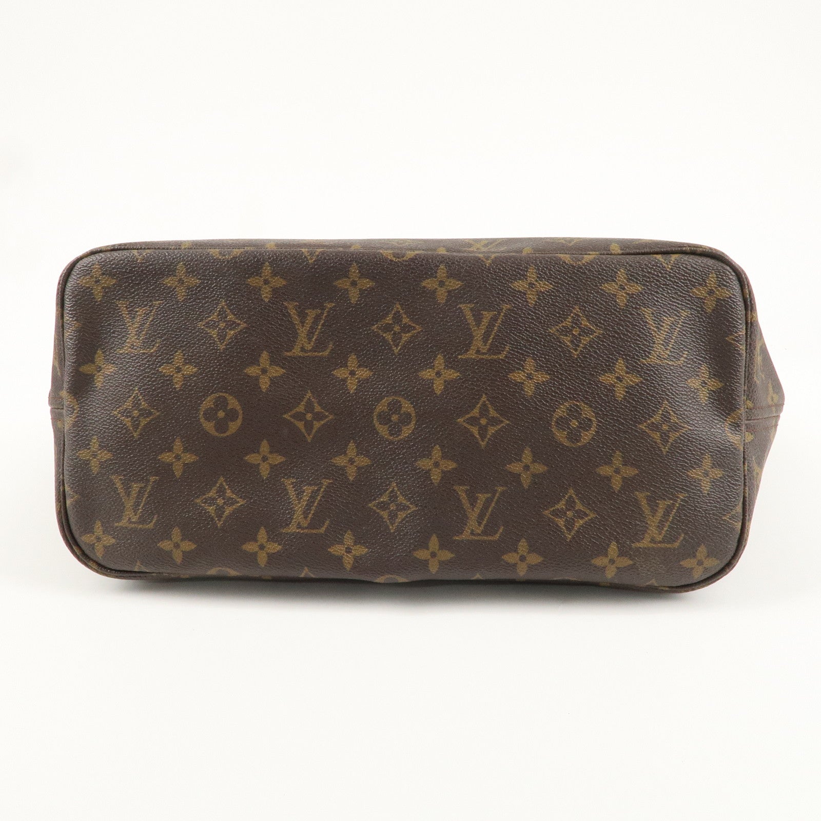 Louis Vuitton Monogram Neverfull MM Tote Bag Brown M40156