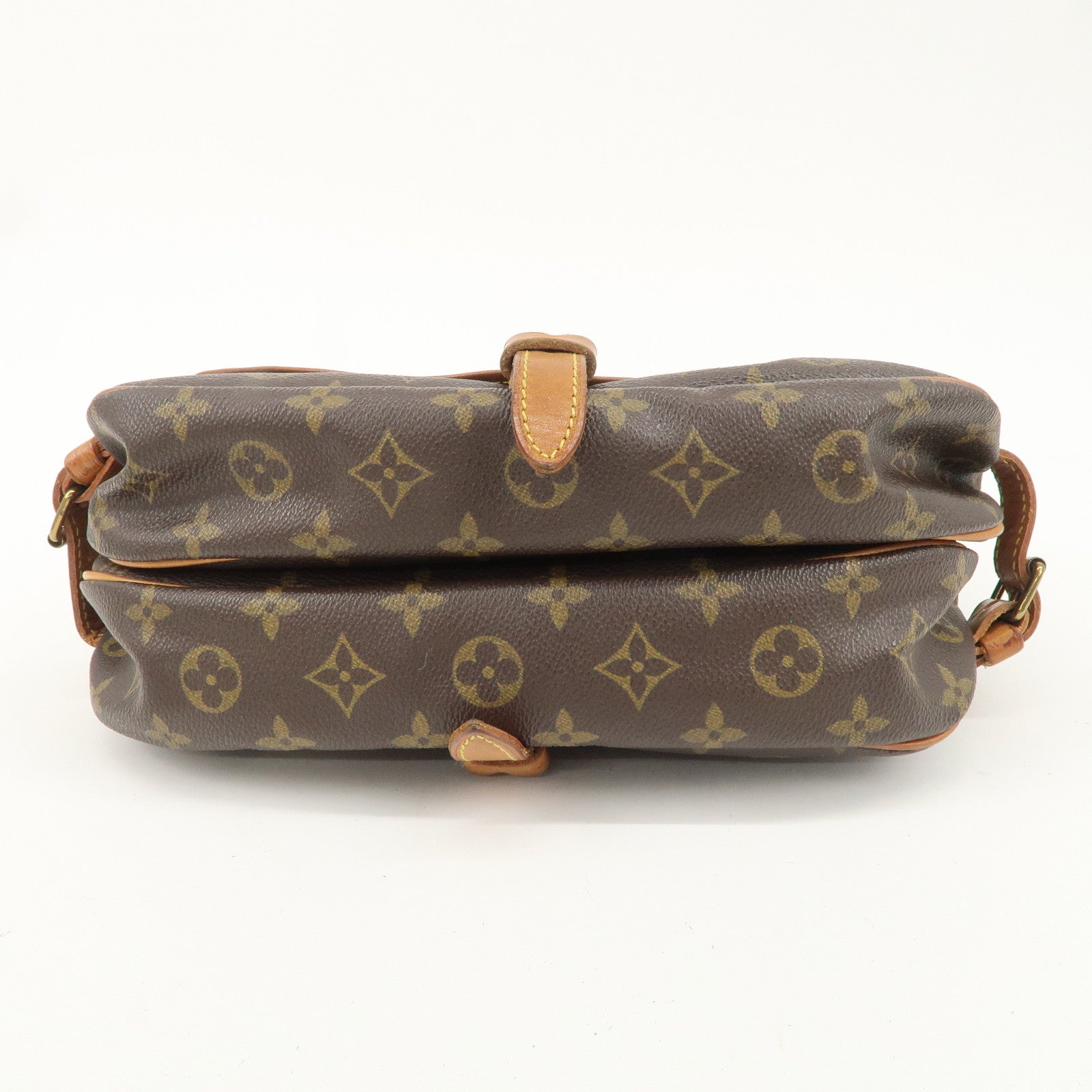 Louis Vuitton Monogram Saumur 30 Shoulder Bag Brown M42256