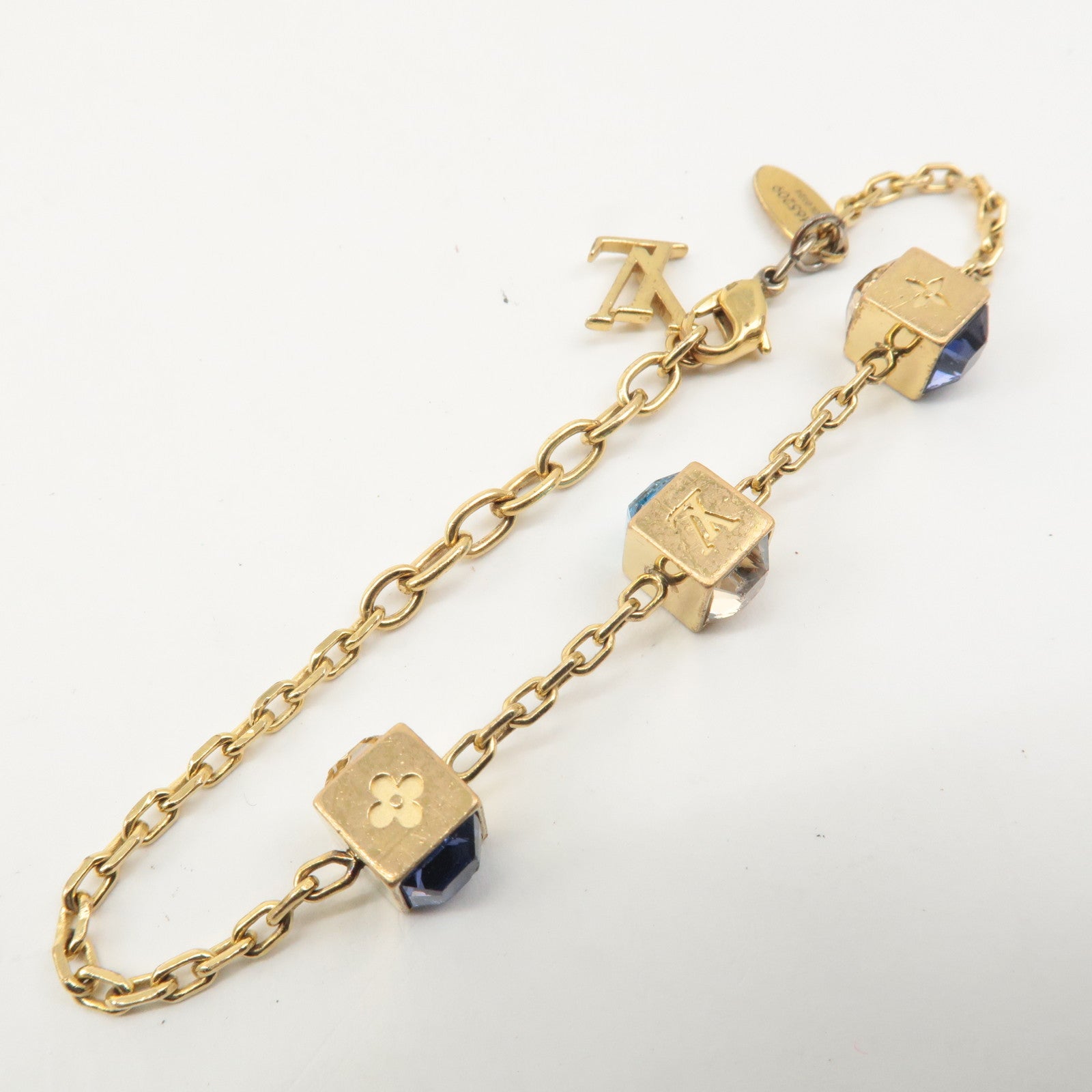 Louis Vuitton Bracelet Gambling Chain Bracelet Gold M65209