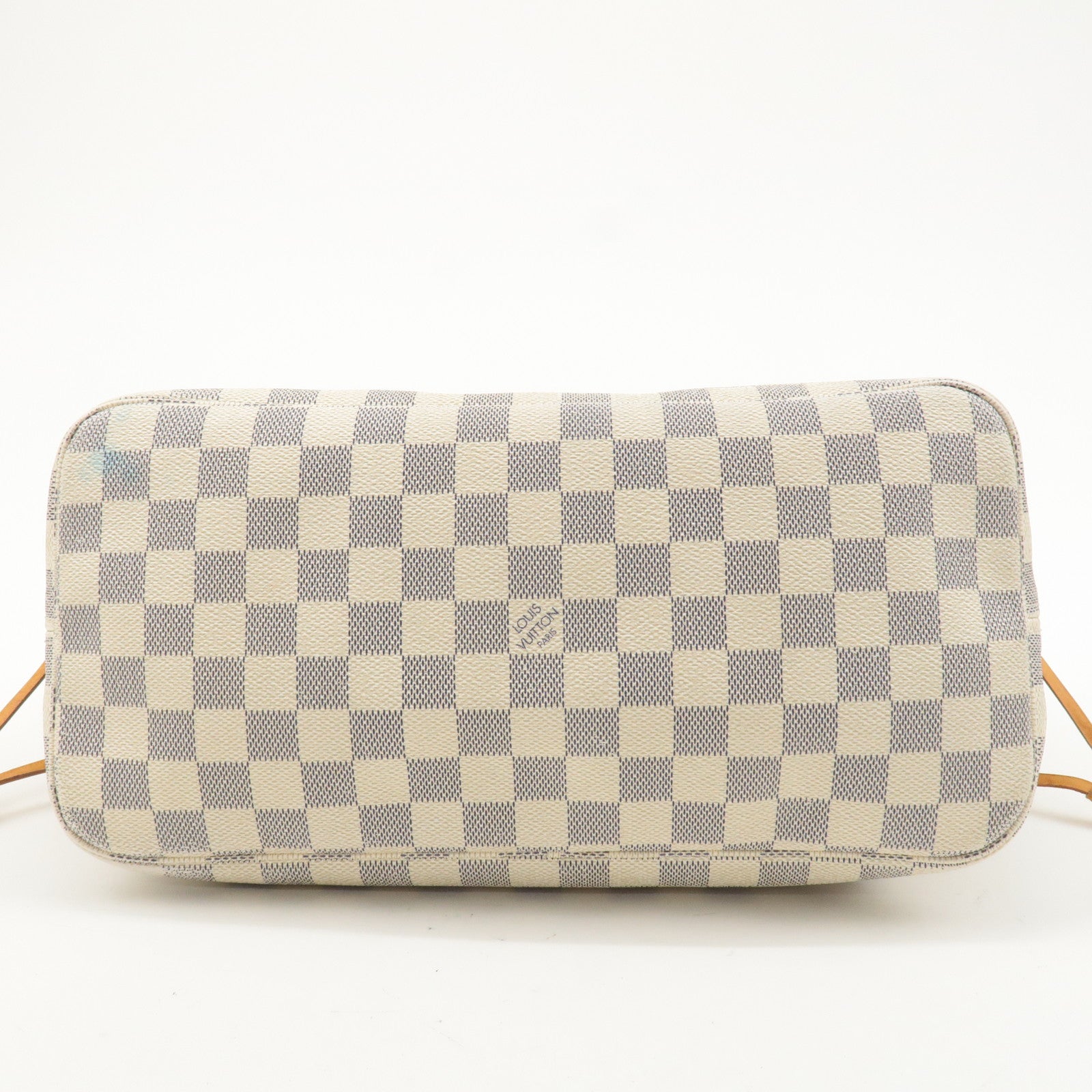 Louis Vuitton Damier Azur Neverfull MM Canvas Tote Bag N51107