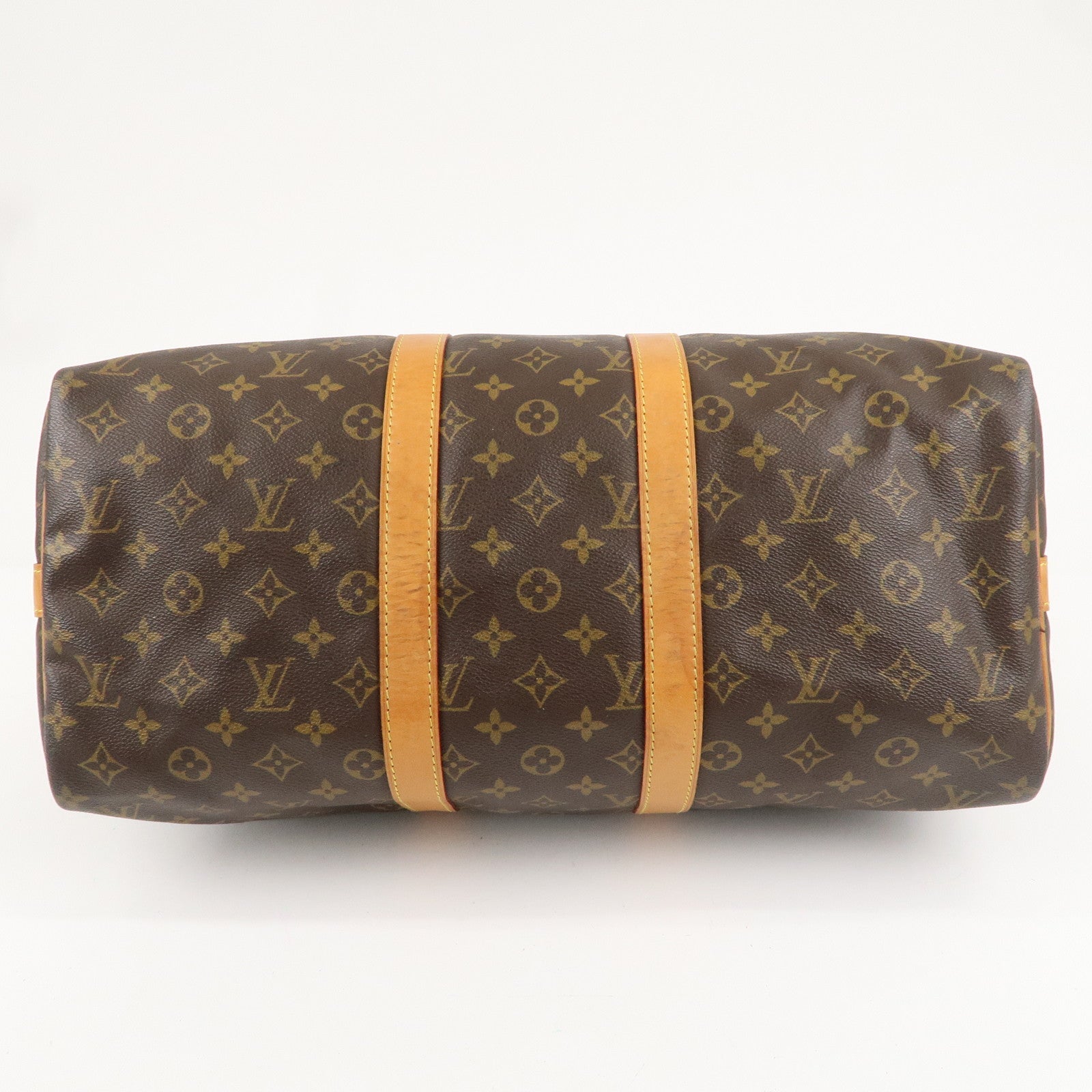 Louis Vuitton Monogram Keep All Bandouliere 45 Boston Bag M41418