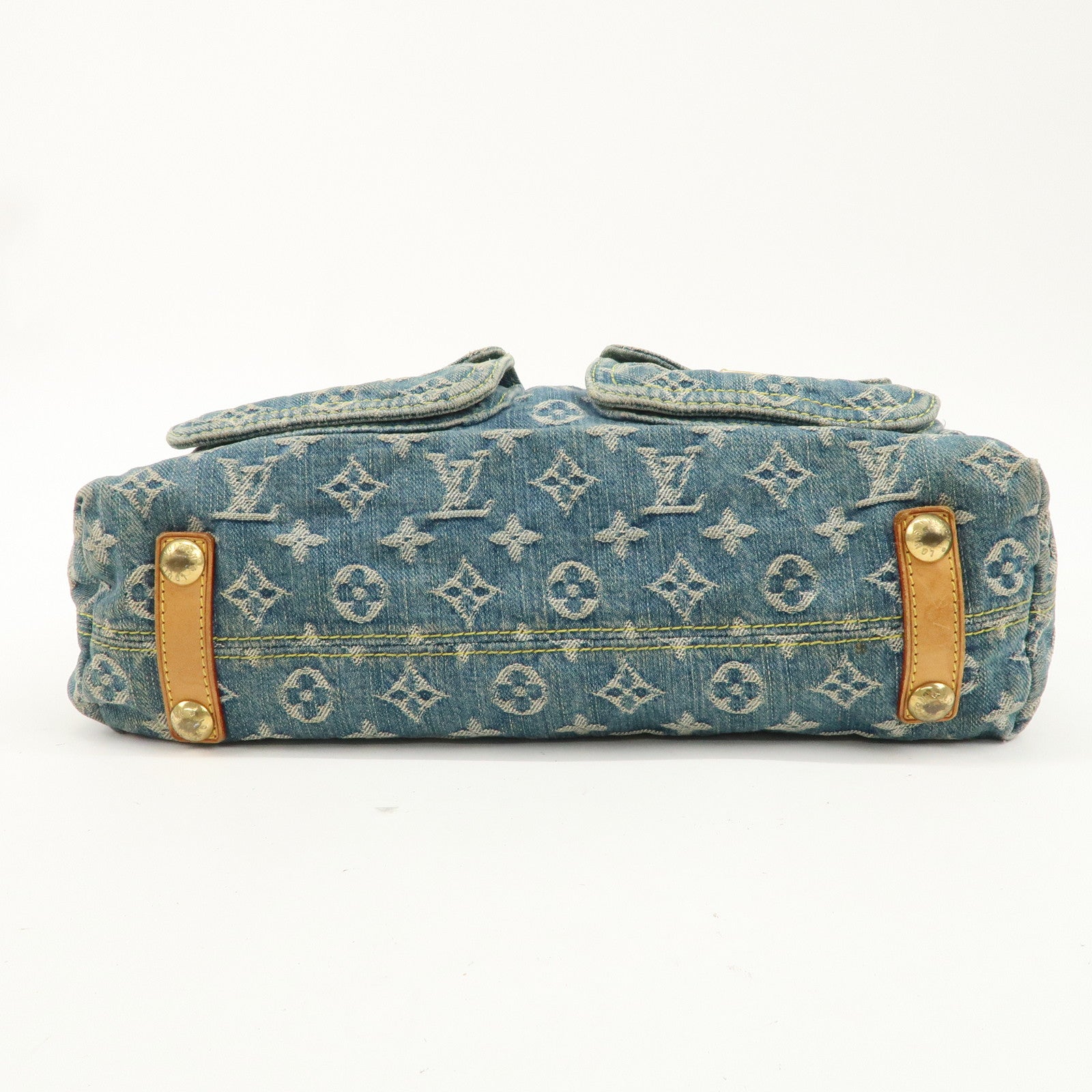 Louis Vuitton Monogram Denim Baggy GM Shoulder Bag M95048