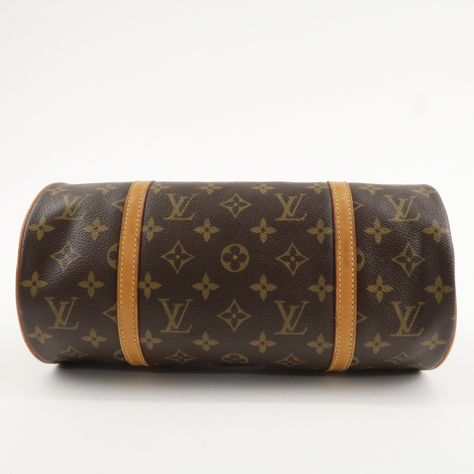 Louis Vuitton Monogram Papillon 30 Hand Bag Brown M51385 Used