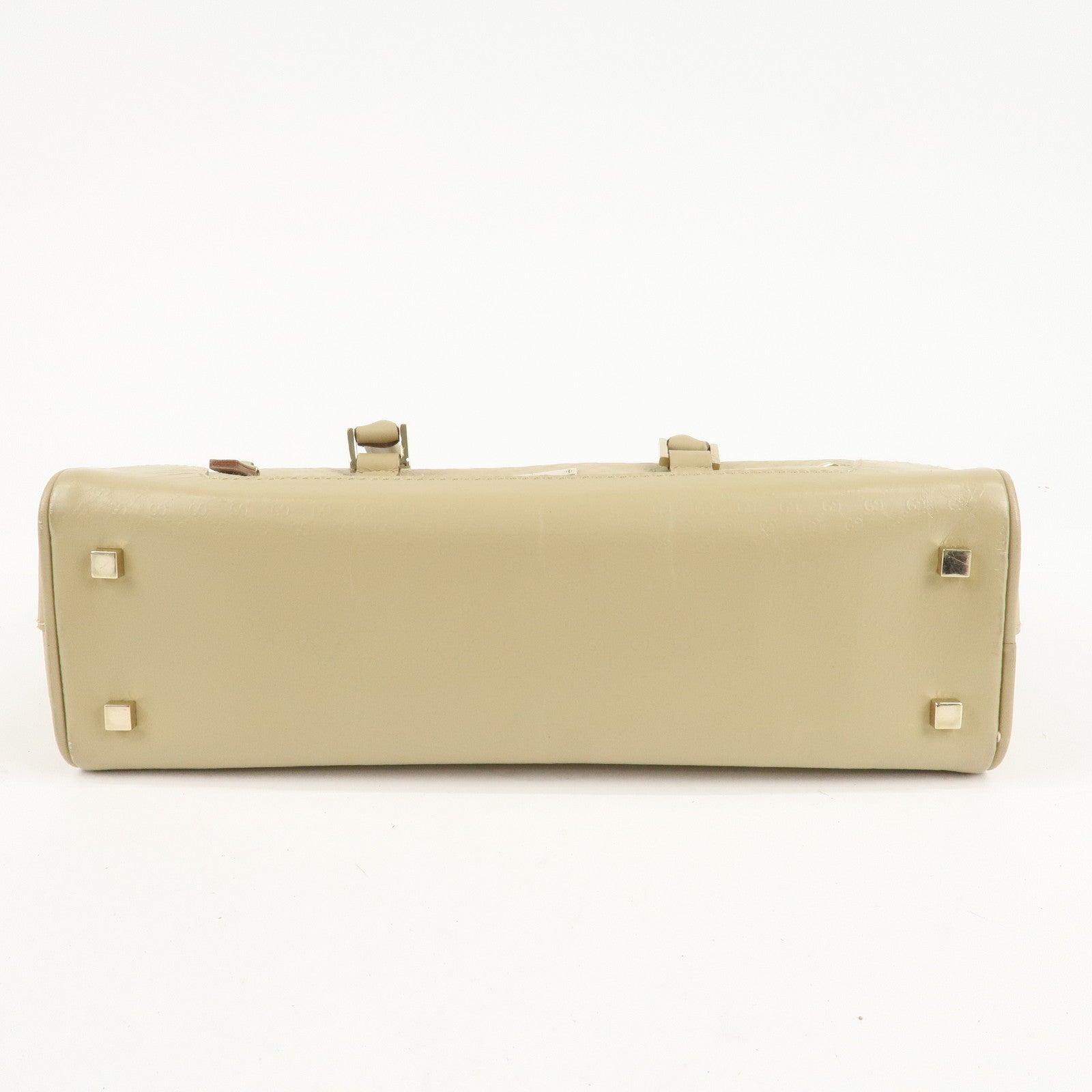 GUCCI Micro Guccissima Leather Hand Bag Beige 000.0852.2123