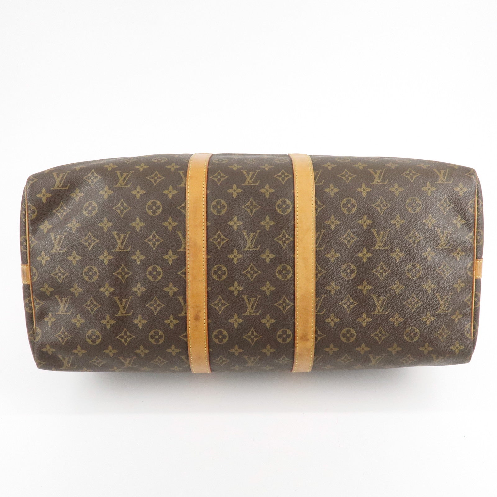 Louis Vuitton Monogram Keep All Bandouliere 55 Brown M41414 Used