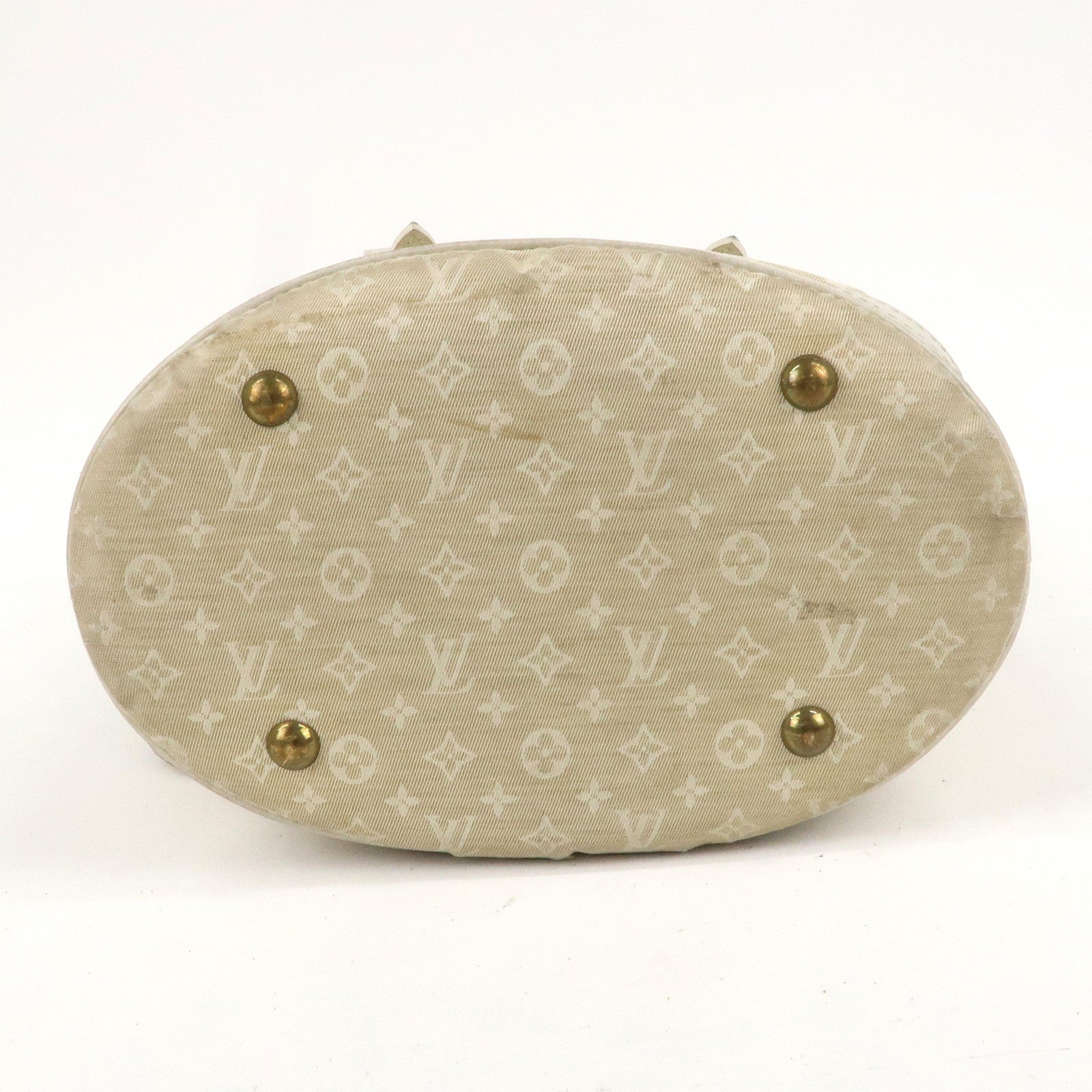 Louis Vuitton Monogram Mini Lin Bucket PM Hand Bag M95316