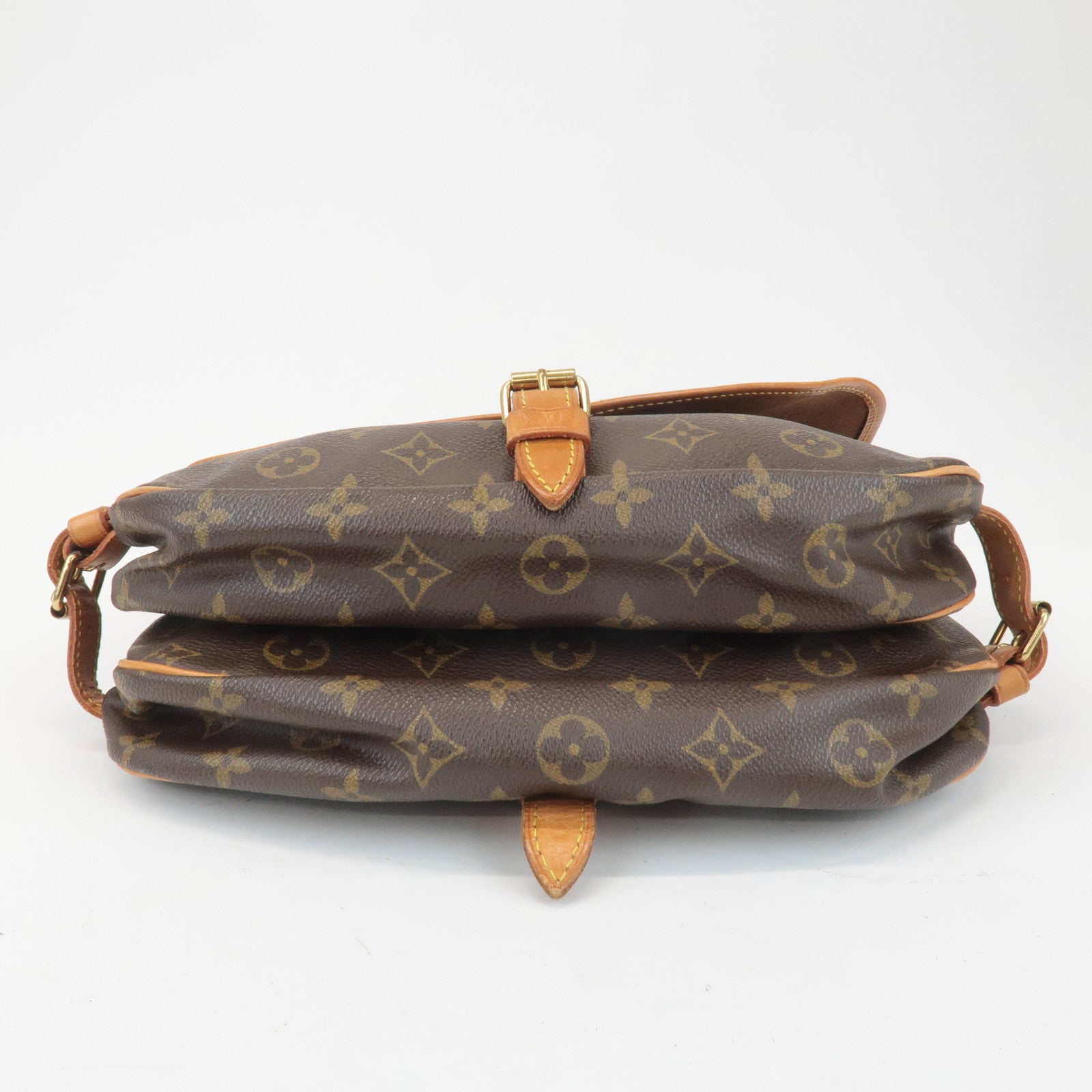 Louis Vuitton Monogram Saumur 30 Crossbody Bag Brown M42256 Used