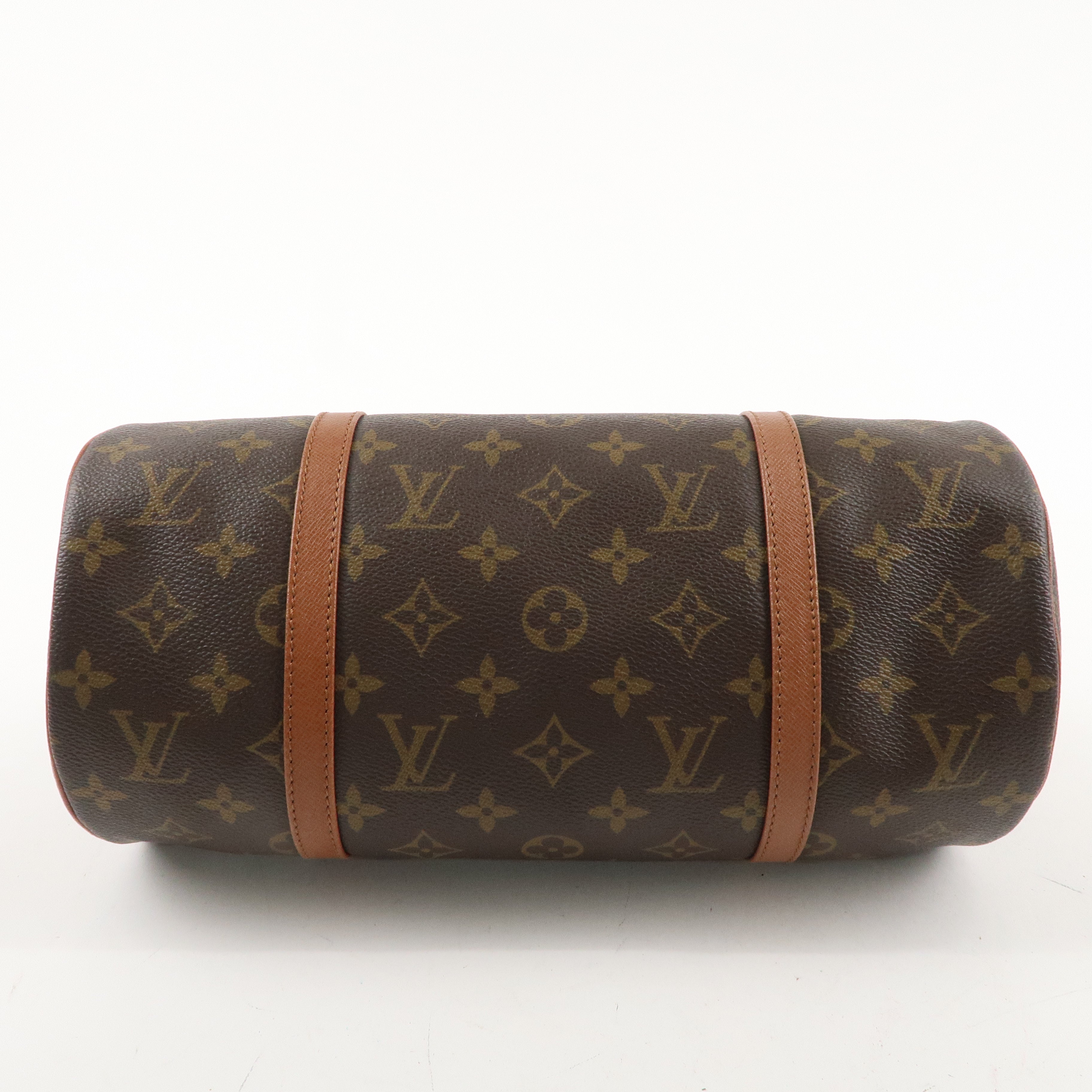 Louis Vuitton Monogram Papillon 30 Hand Bag Brown M51365