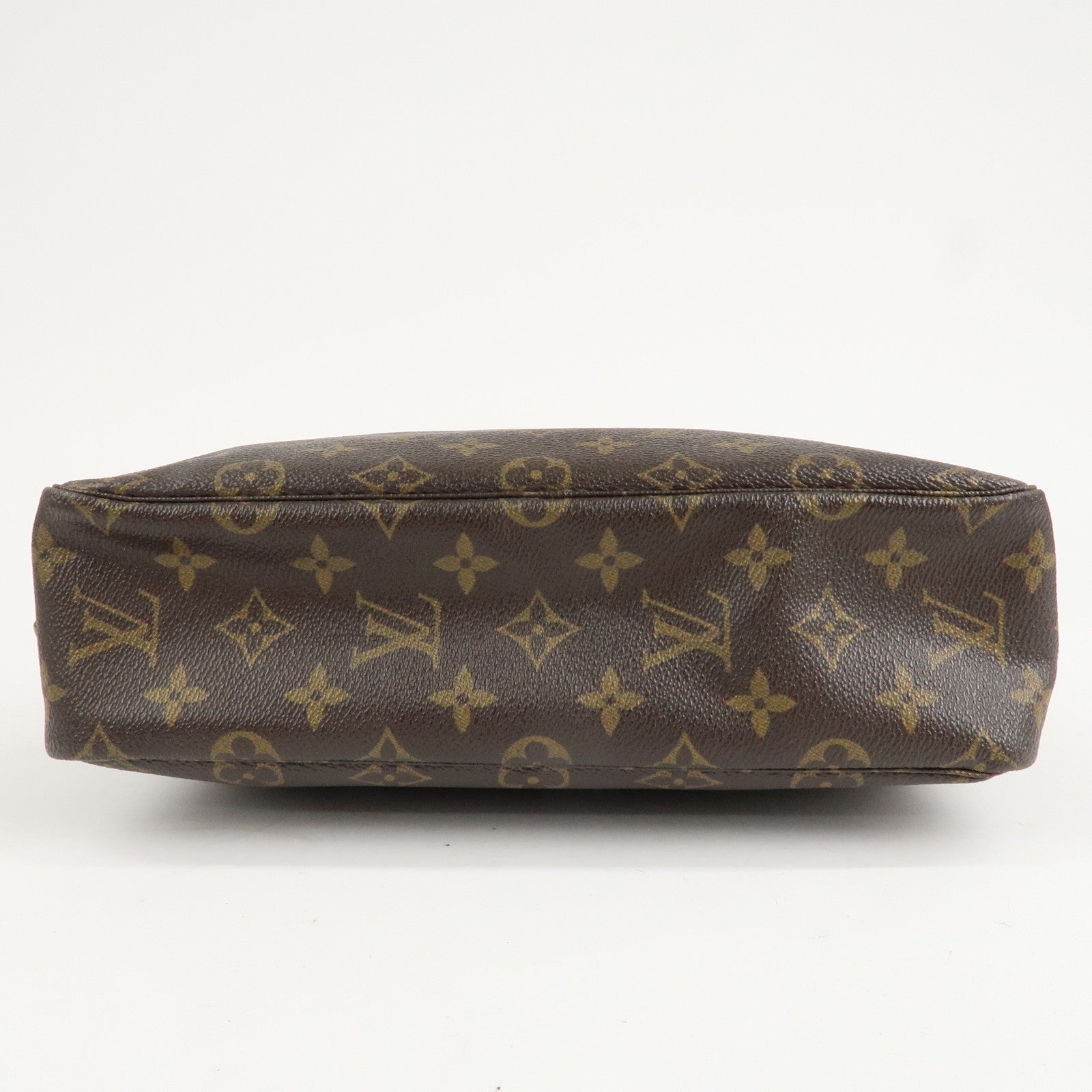 Louis Vuitton Monogram Trousse Toilette 28 Pouch Brown M47522 Used