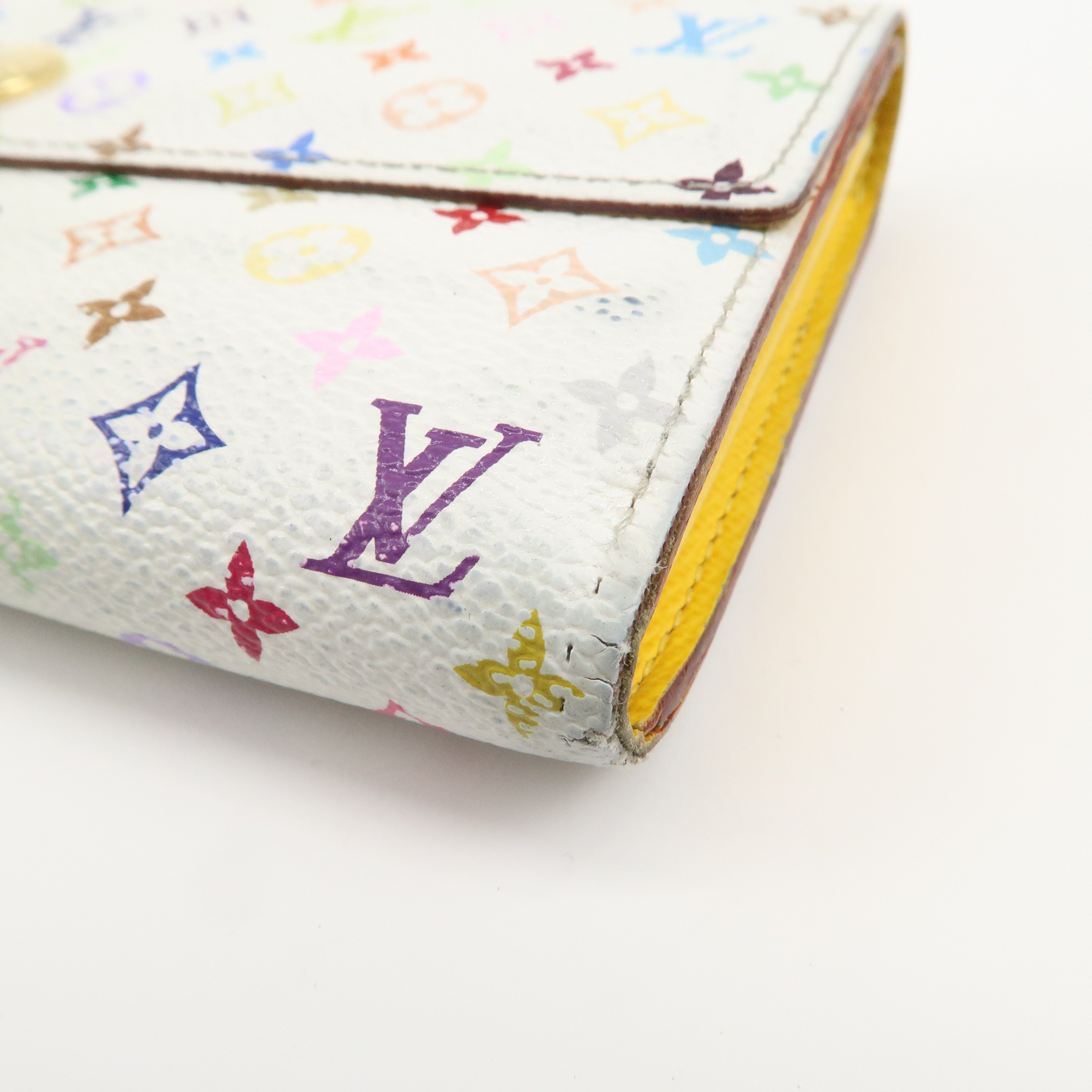 Louis Vuitton Monogram Multi Color Set of 2 Long Wallet M61725 Used