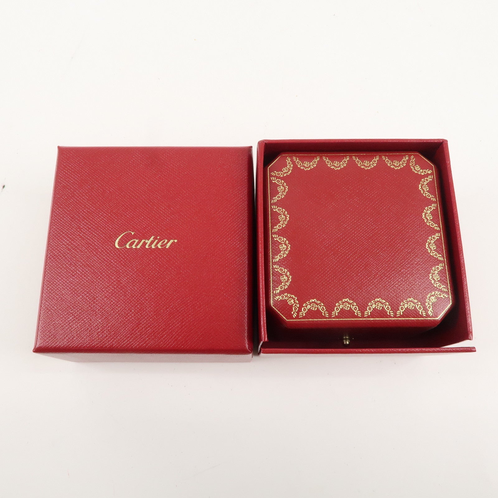 Cartier Set of 2 Ring Box Display Box Jewelry Box For Ring