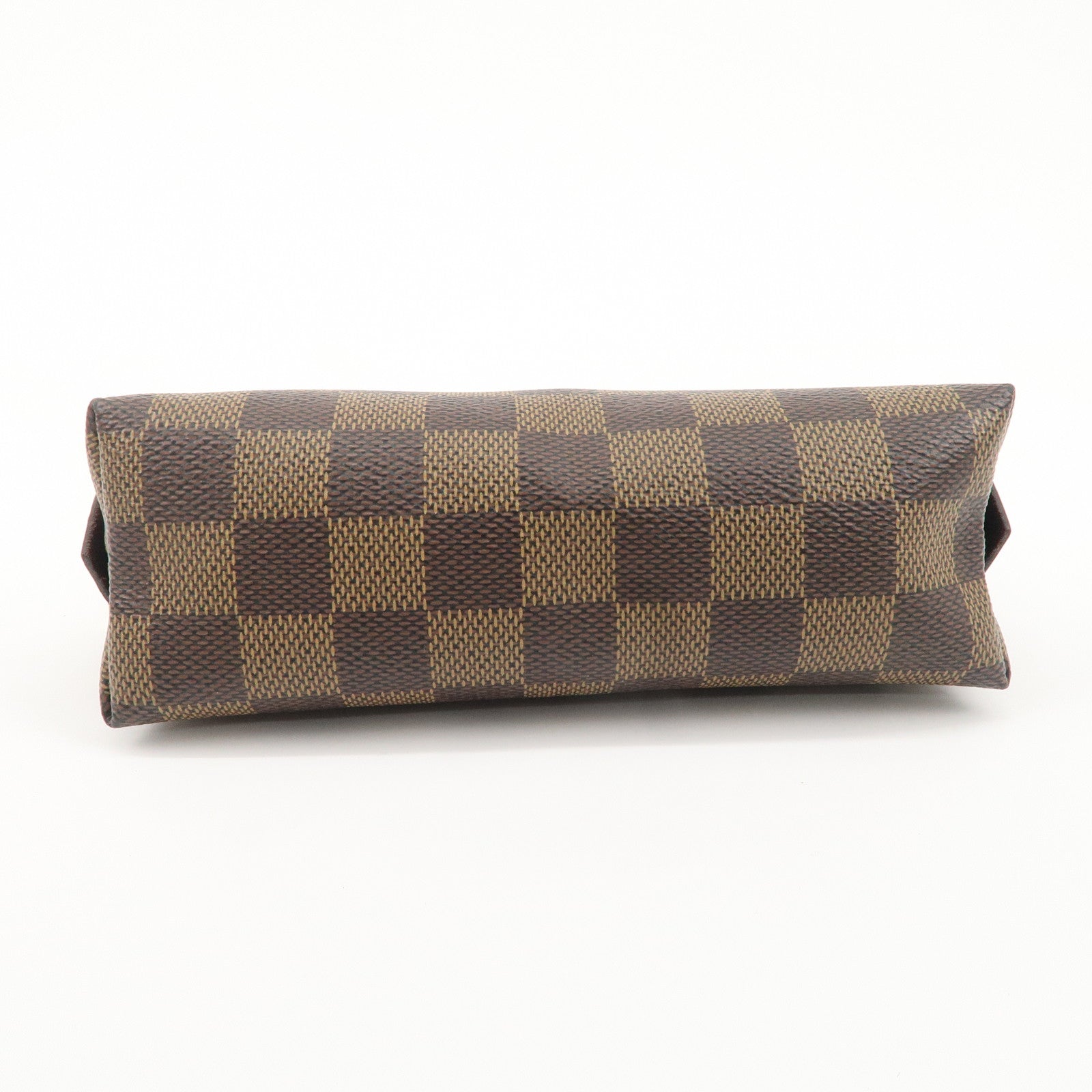 Louis Vuitton Damier Pochette Cosmetic Pouch Brown N47516 Used