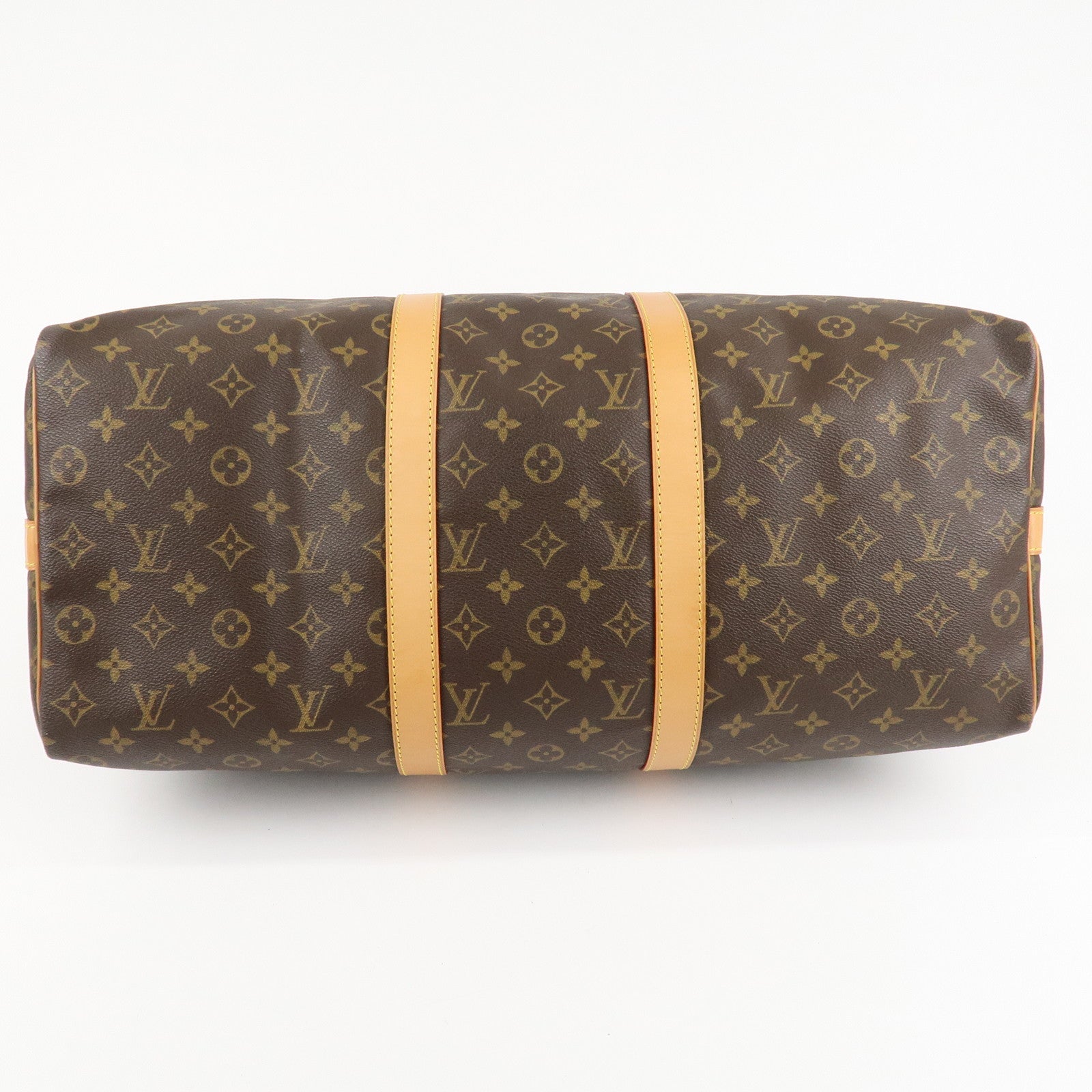 Louis Vuitton Monogram Keep All Bandouliere 50 Boston Bag M41416