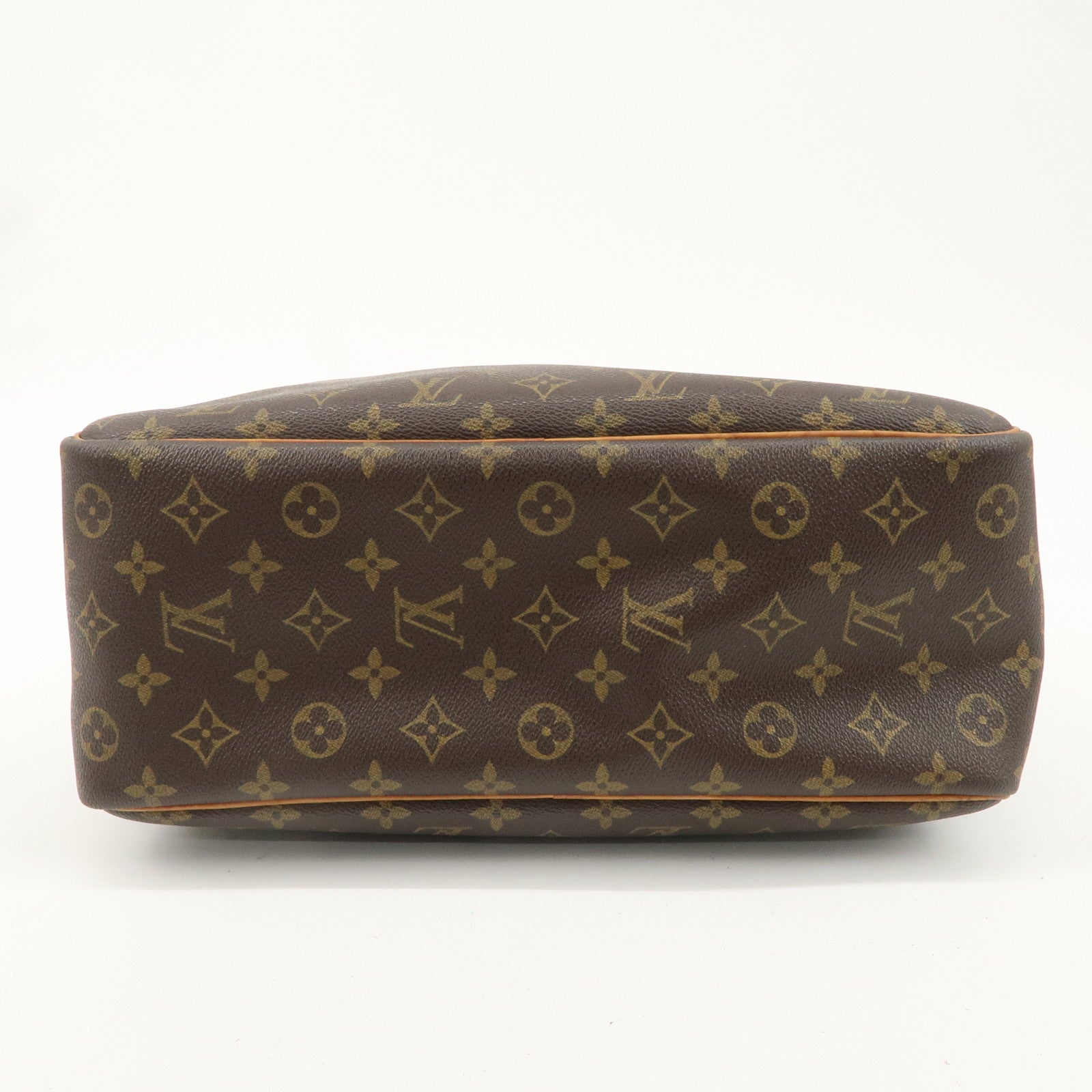 Louis Vuitton Monogram Deauville Hand Bag Brown M47270