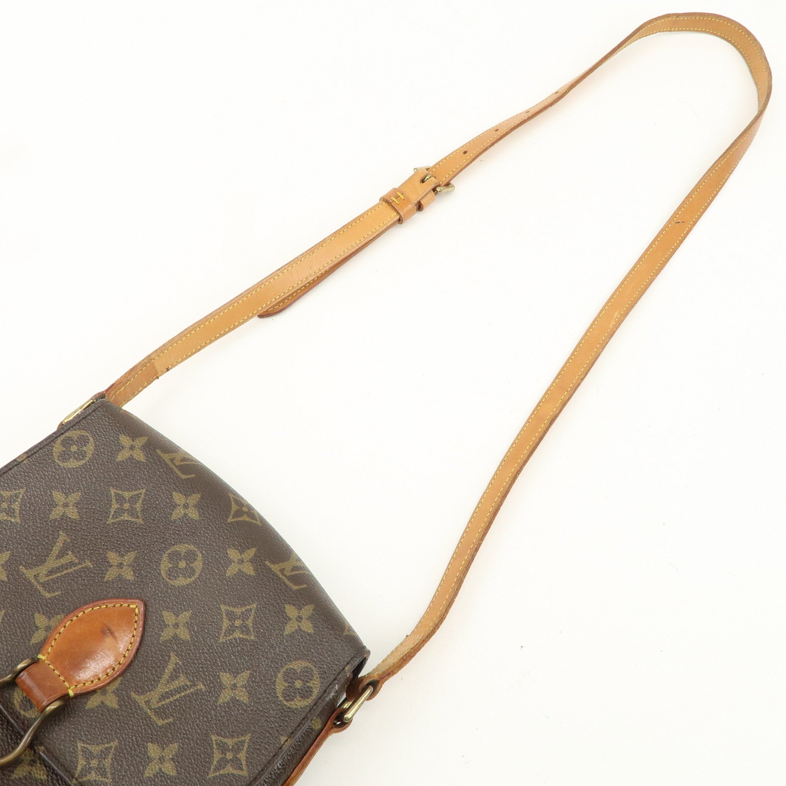 Louis Vuitton Monogram Saint Cloud MM Shoulder Bag M51244