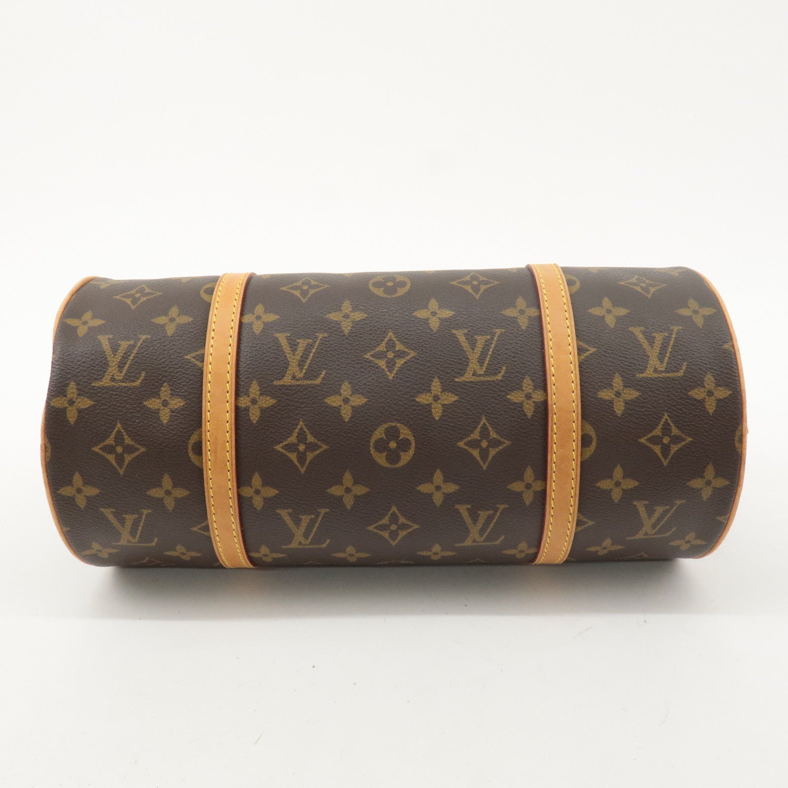 Louis Vuitton Monogram Papillon 30 Hand Bag 
Pouch Brown M51385