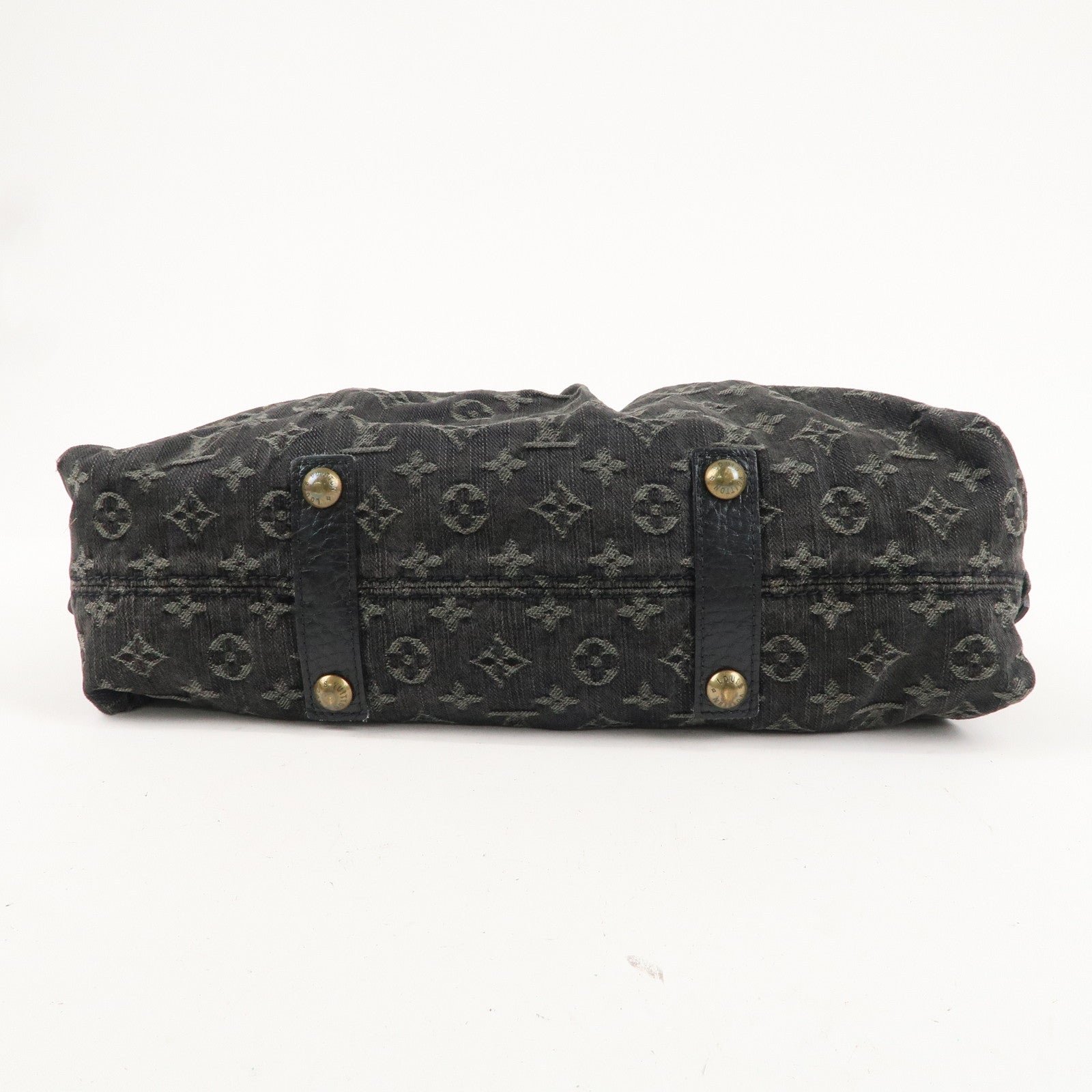 Louis Vuitton Monogram Denim Neo Cabby MM 2Way Bag Noir M95351