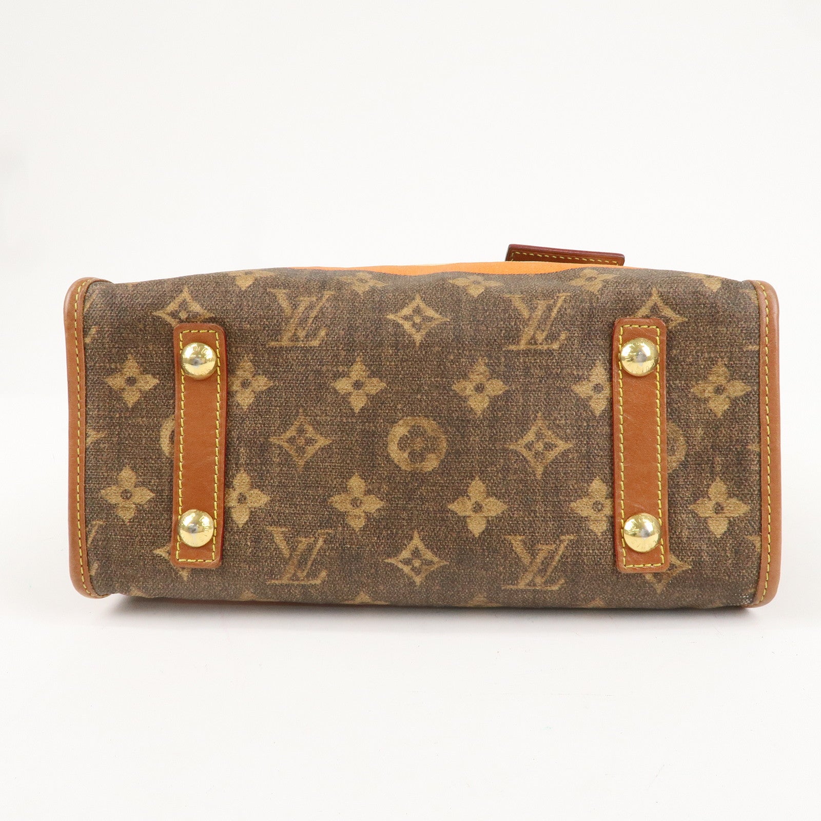 Louis Vuitton Monogram Tisse Sac Rayures PM Tote Hand Bag M56386