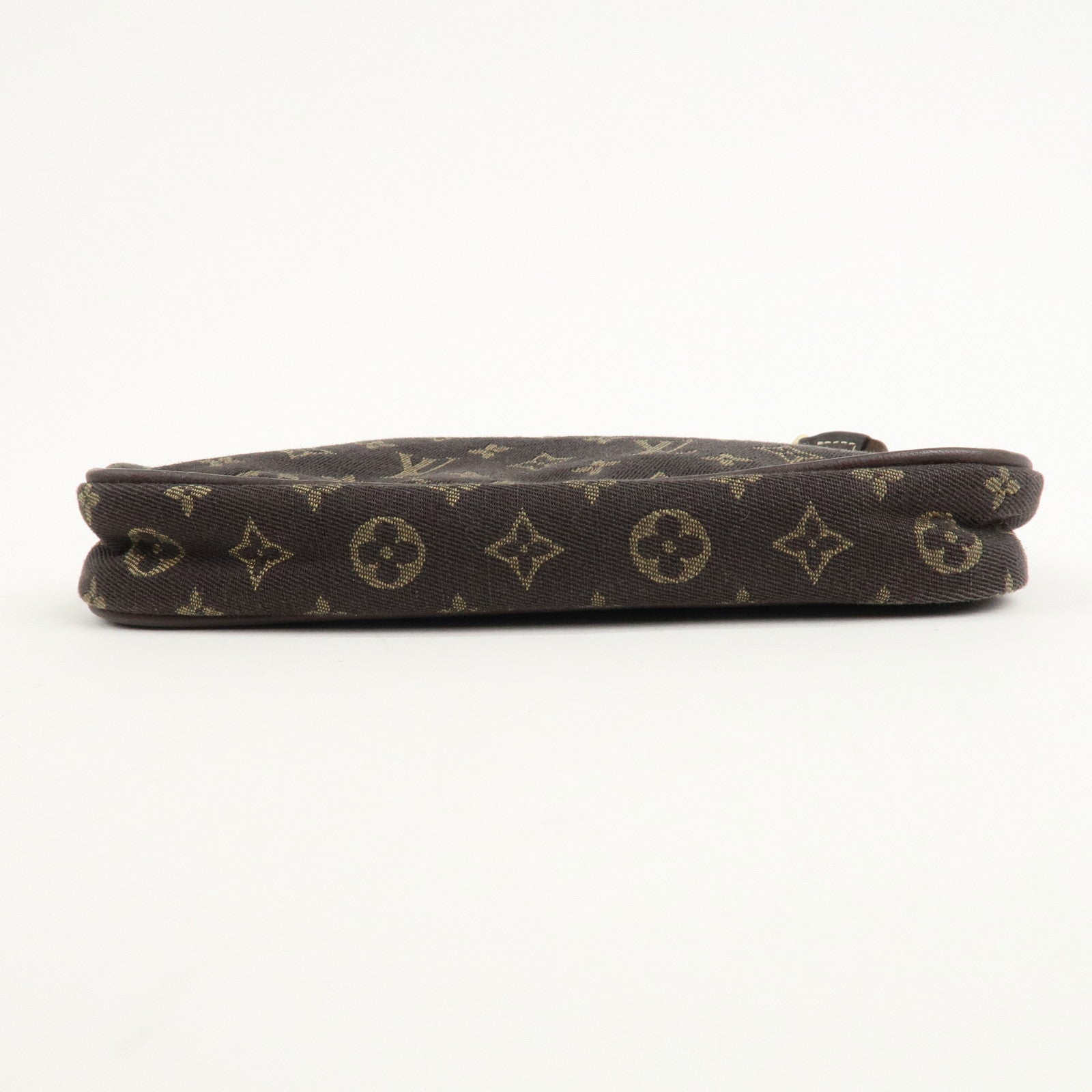 Louis Vuitton Monogram Mini Lin Pouch for Bucket PM Bag Ebene Used